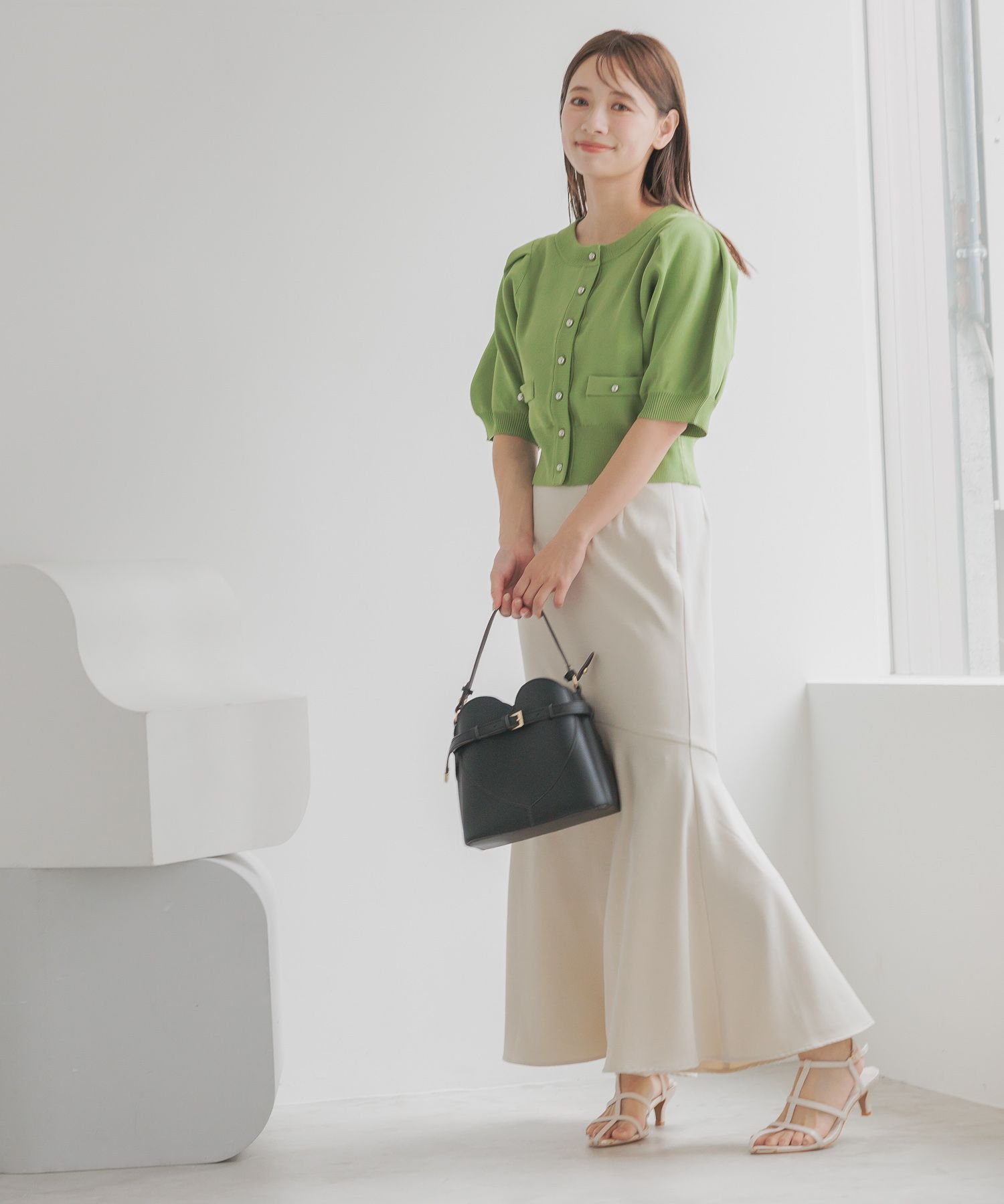 mysty woman 【上西星来さん着用アイテム】ハートモチーフベルトBAG 