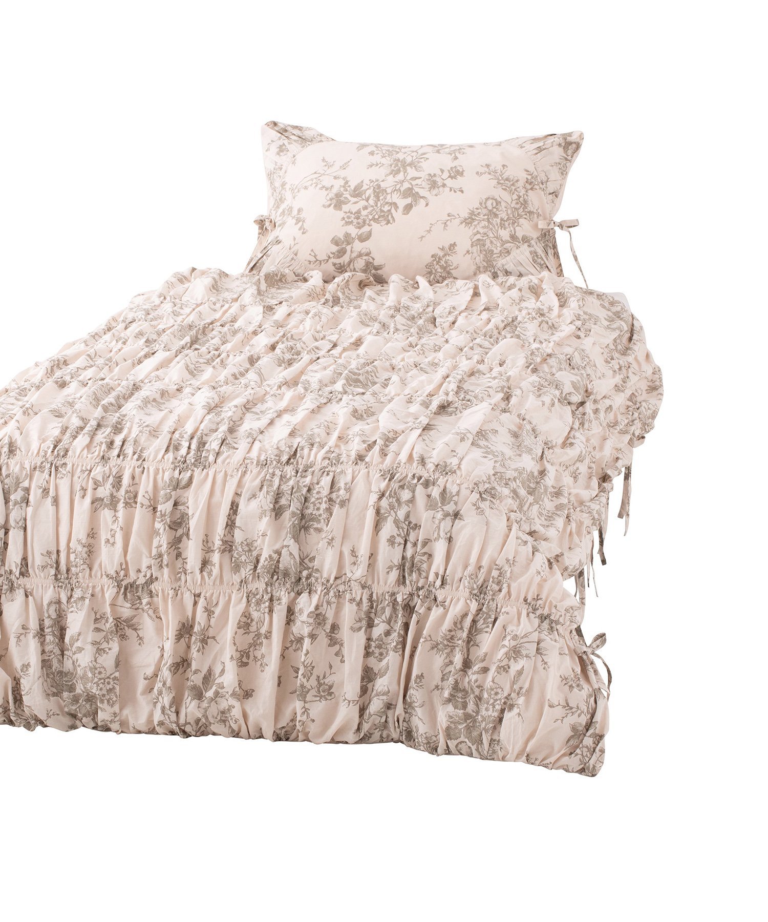 ⭐専用⭐新品 フランフラン WARMY リボン 掛け布団カバー&シーツ&枕カバー Francfranc ベッド 寝具 WARMY リボン まくらカバー 700×500