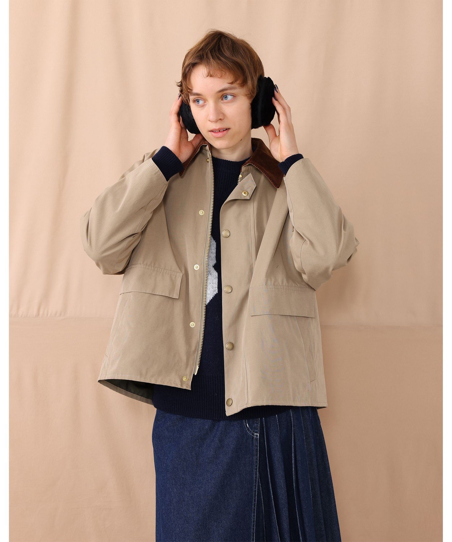 美品 Barbour × BEAMS BOY別注Thornbury Jacket BEAMS BOY（ビームス ボーイ）【別注】Barbour / Thornbury
