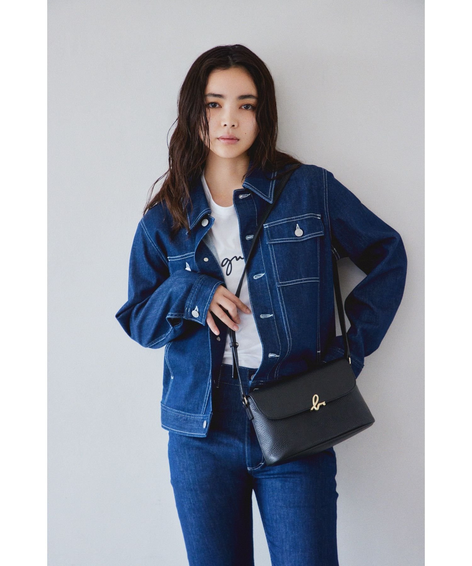 楽天市場】miyuki 2wayハンドバッグ RAS32B-01 agnes b. VOYAGE