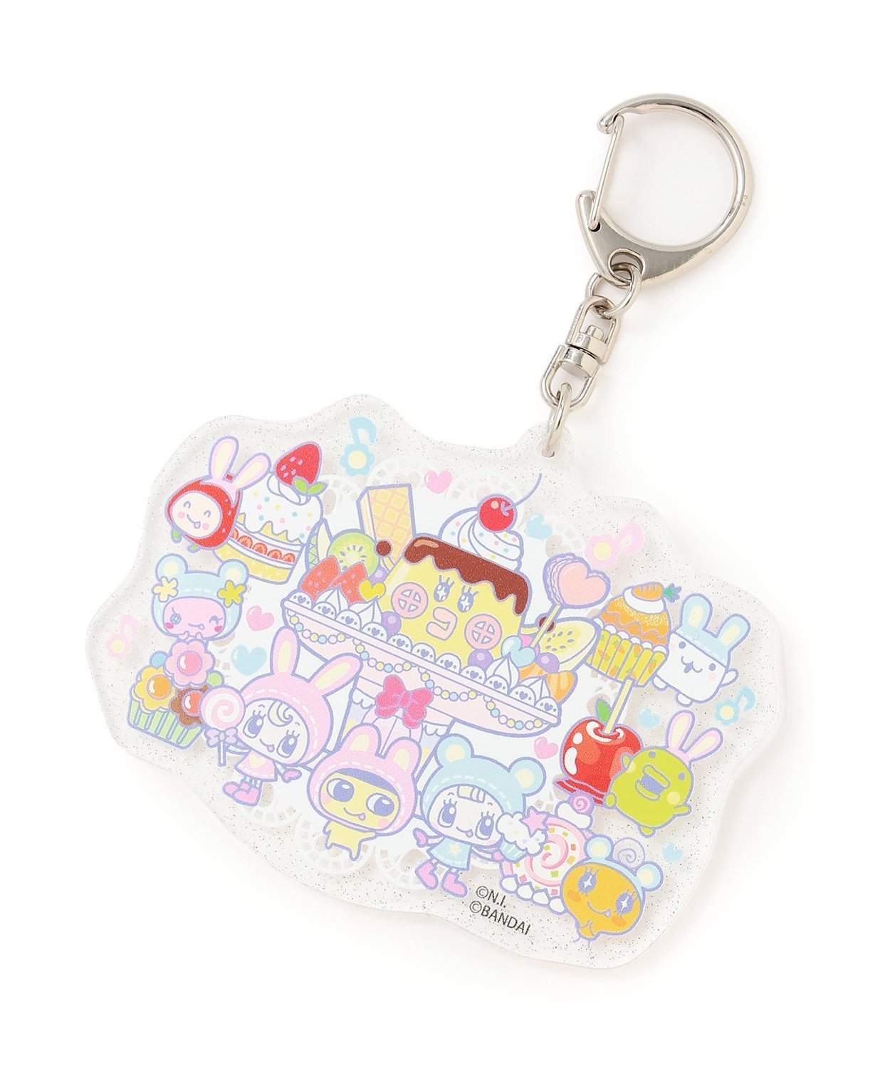 ナルミヤキャラクターズ MEZZO PIANO×TAMAGOTCHI アクリルキーホルダー ナルミヤオンライン ファッション雑貨 その他のファッション雑貨 ブルー グリーン オレンジ ピンク画像