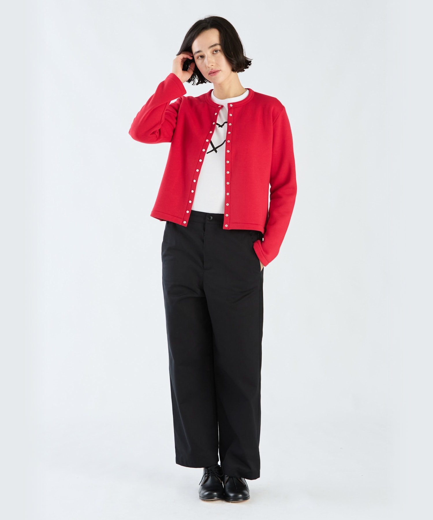 agnes b. FEMME M001 CARDIGAN カーディガンプレッション
