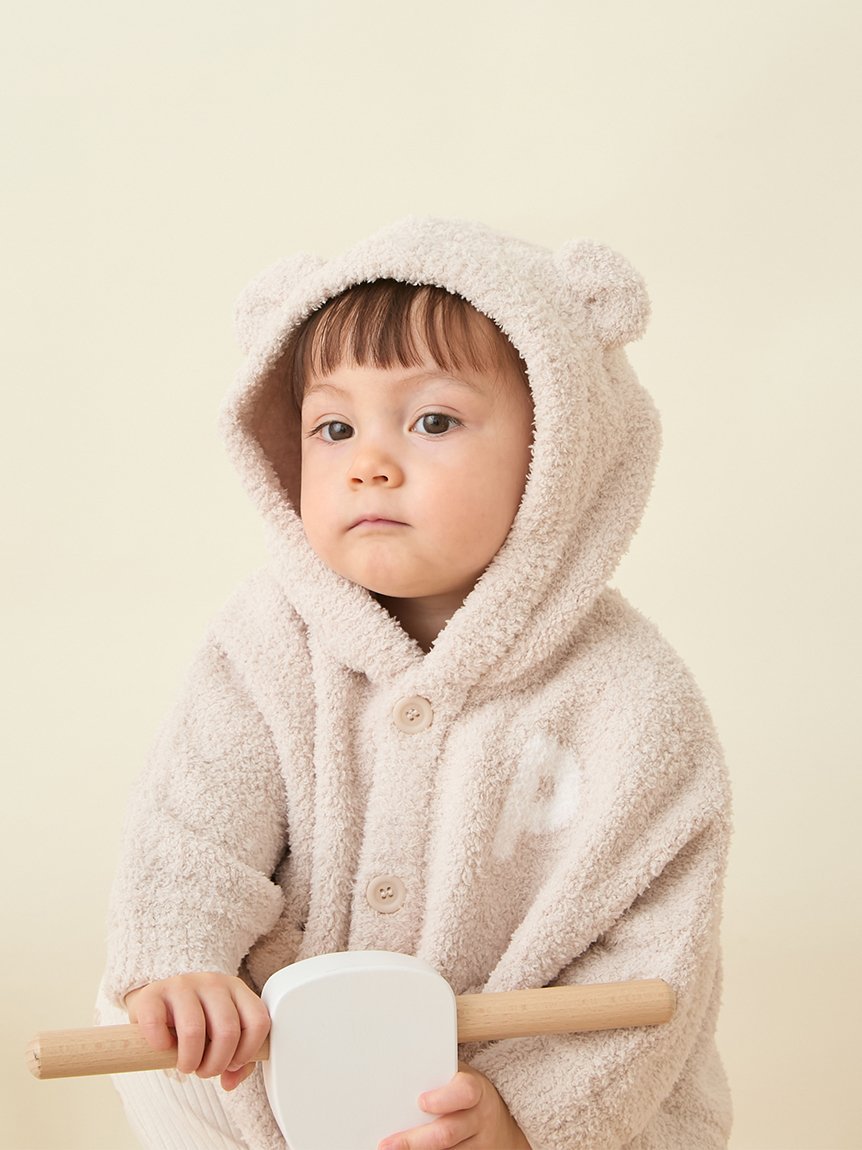 gelato pique 【ONLINE限定カラーあり】【BABY】パウダーベアポンチョ