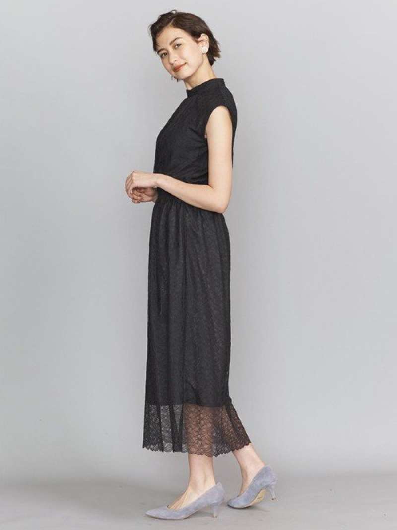 楽天市場 Rakuten Fashion Sale 70 Off By Dress レースハイネックノースリーブドレス Beauty Youth United Arrows ユナイテッドアローズ アウトレット ワンピース ノースリーブワンピース ブラック ブルー Rba E 送料無料 United Arrows Ltd Outlet