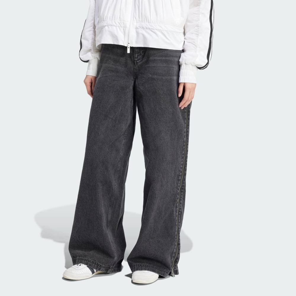新品XL Adidas デニムパンツ レディース ブラック IT9405 新品XL Adidas デニムパンツ レディース ブラック IT9405