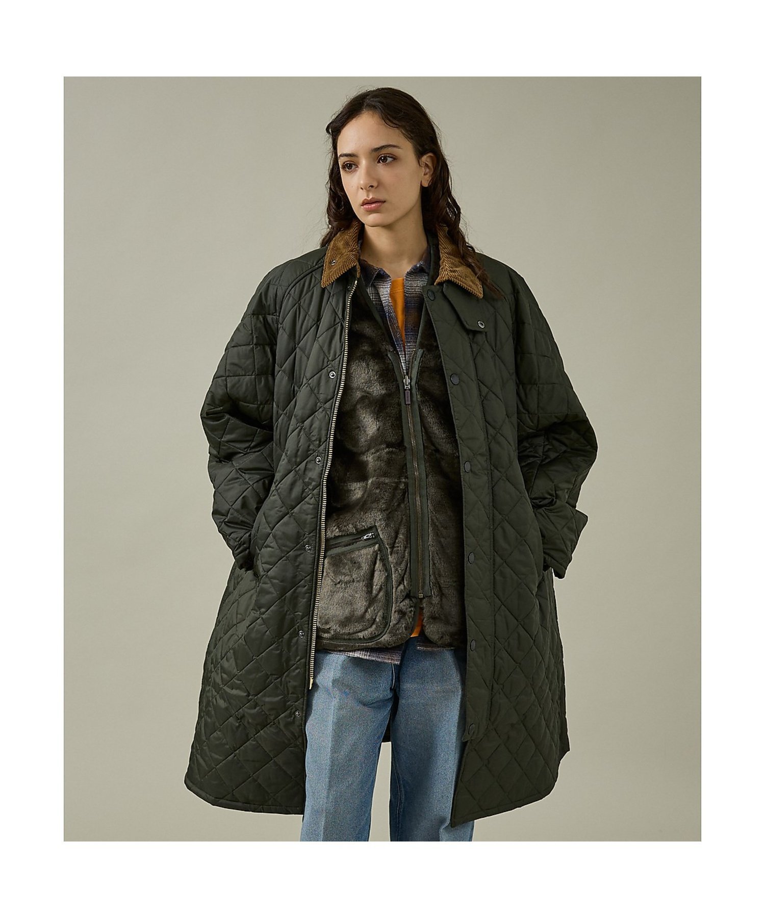楽天市場】：BARBOUR｜Modified Exmoor Waxed Coat Middle Length