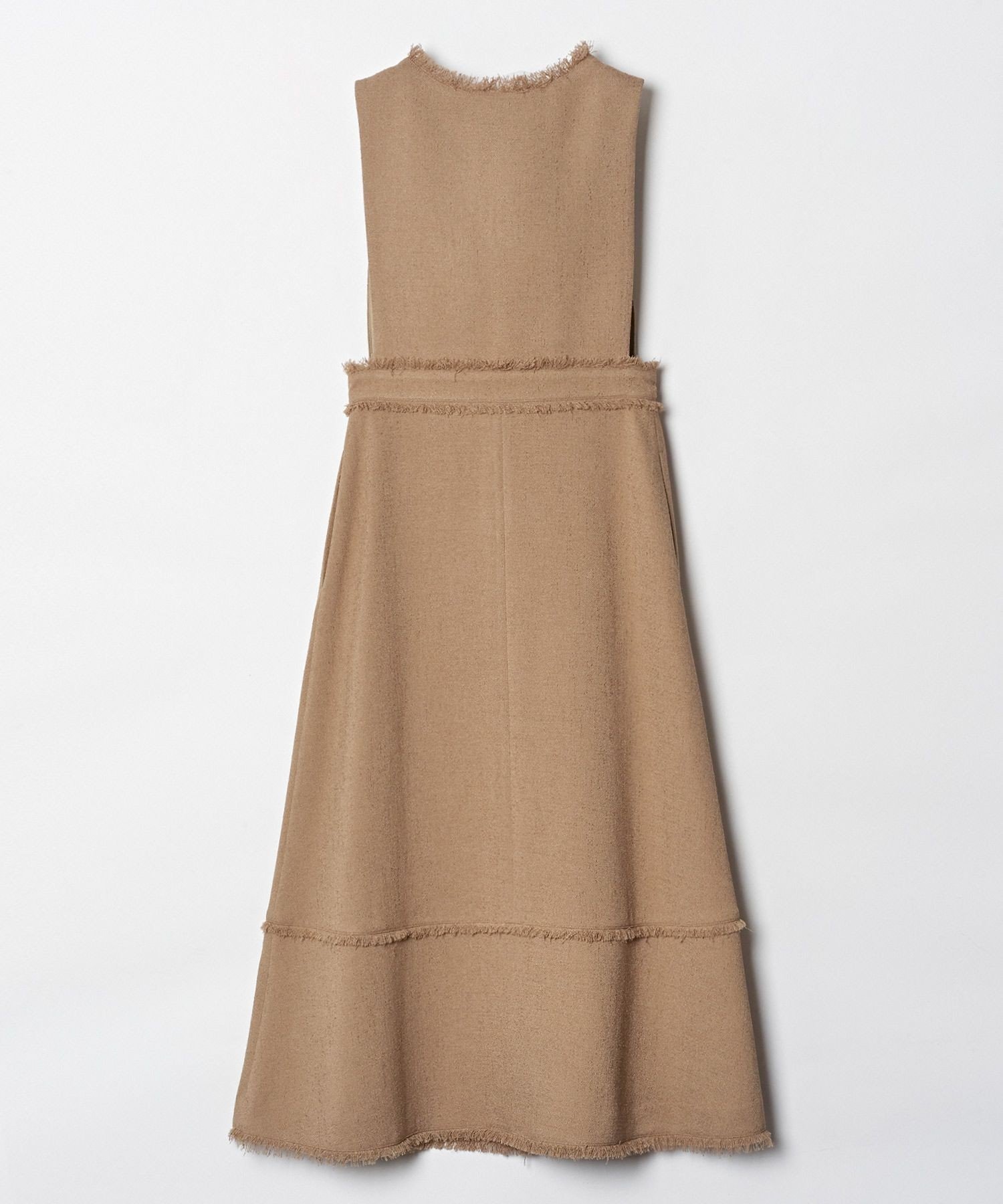 SALE／30%OFF】allureville ノンウールツイードフリンジフレア