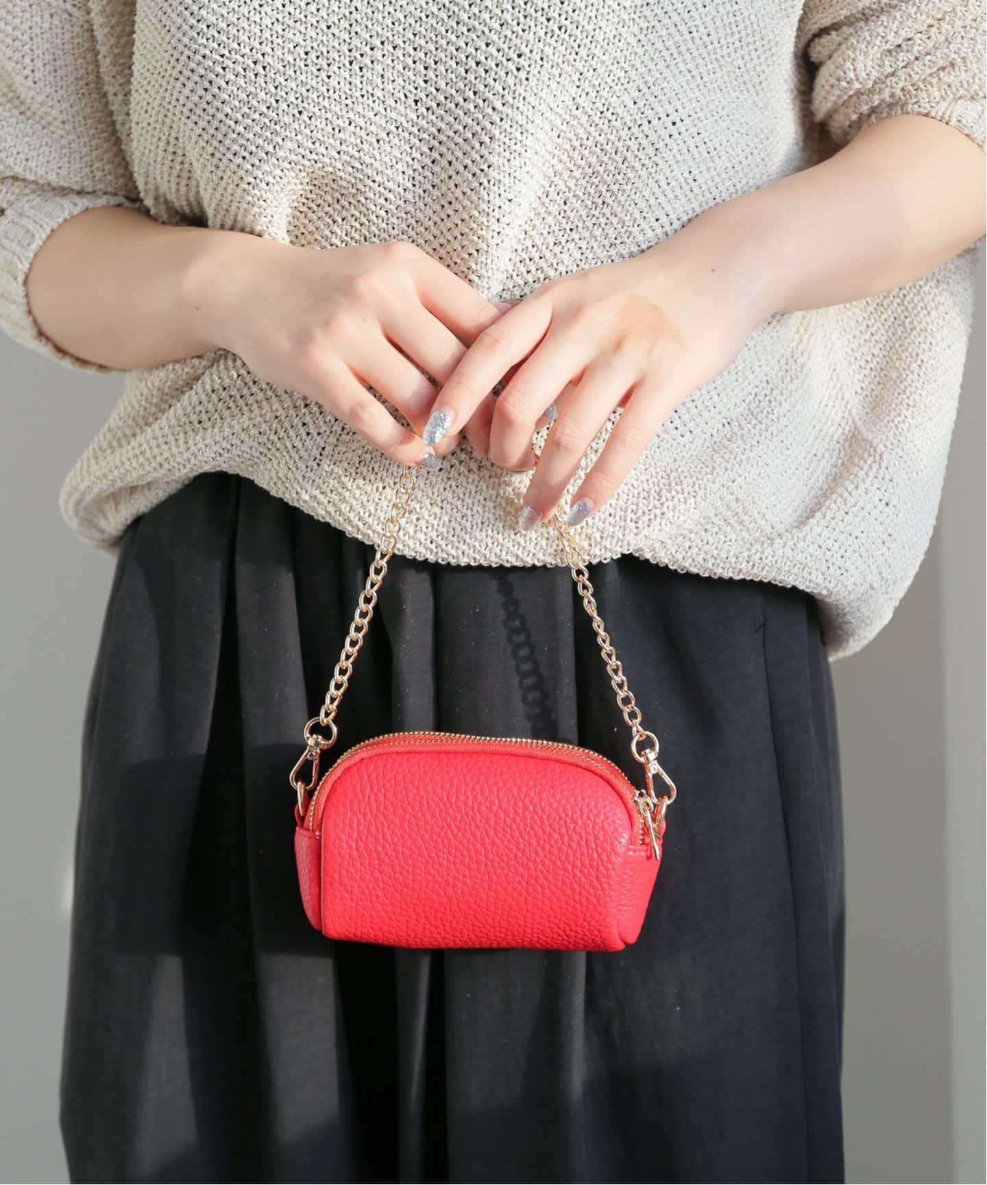 新品♡ドレステリア　チェーンストラップマルチポケットポーチ　ショルダー　ミニ チェーンストラップマルチポケットポーチ（ショルダーバッグ