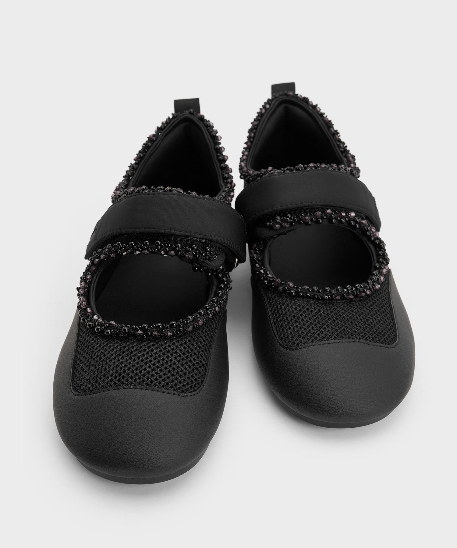 SALE／30%OFF】CHARLES & KEITH メッシュ パールエンベリシュッド 