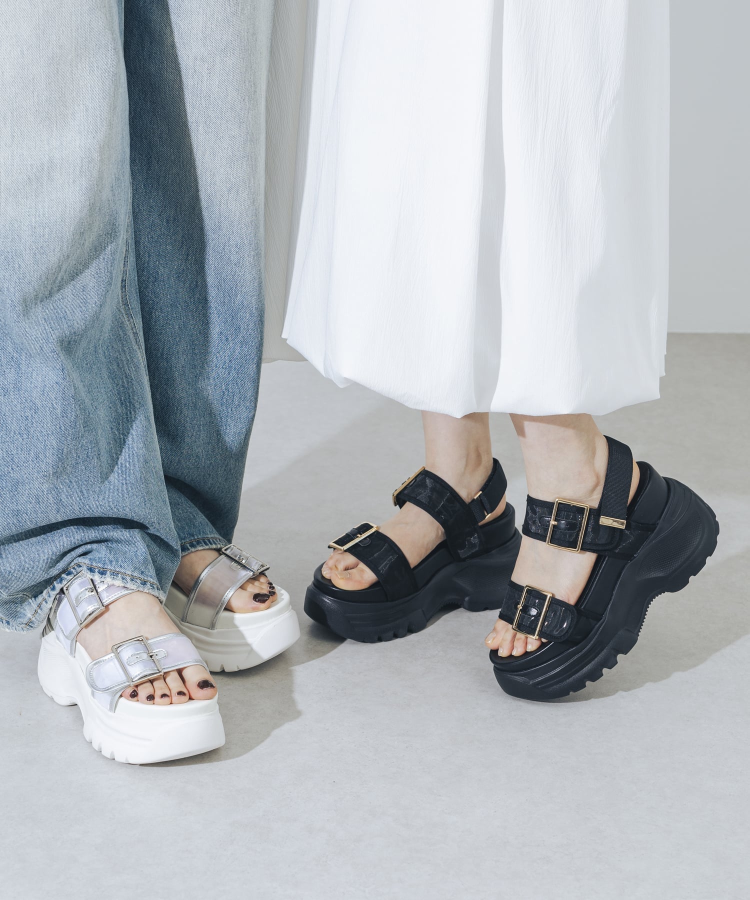 SALE／30%OFF】Le Talon 《追加》ポインテッドダブルリボンフラット