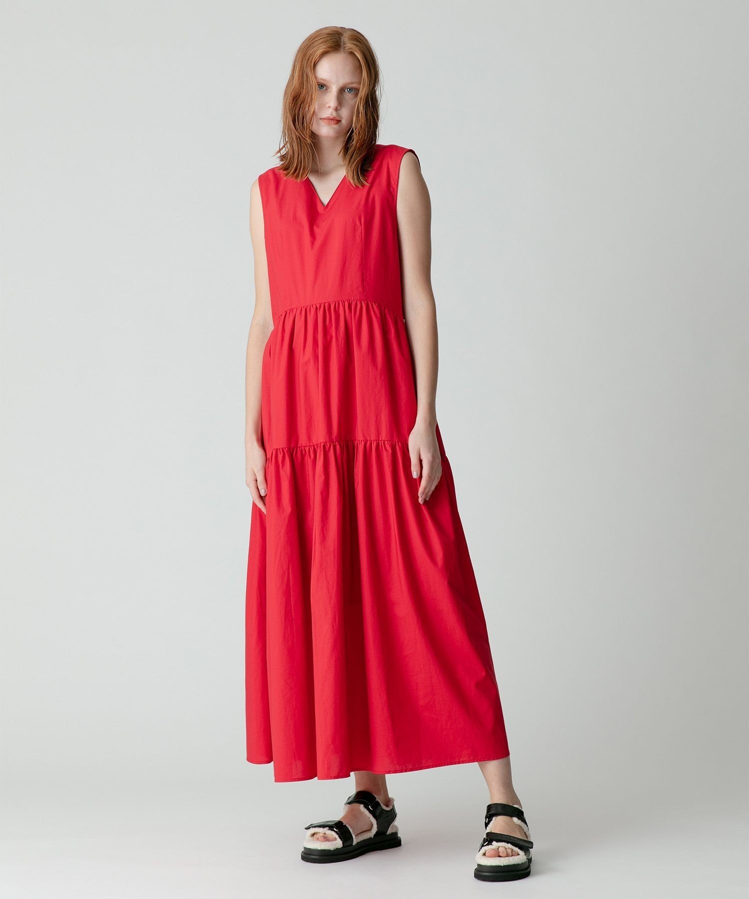 SALE／50%OFF】allureville ティアードVネックワンピース アルアバイル 
