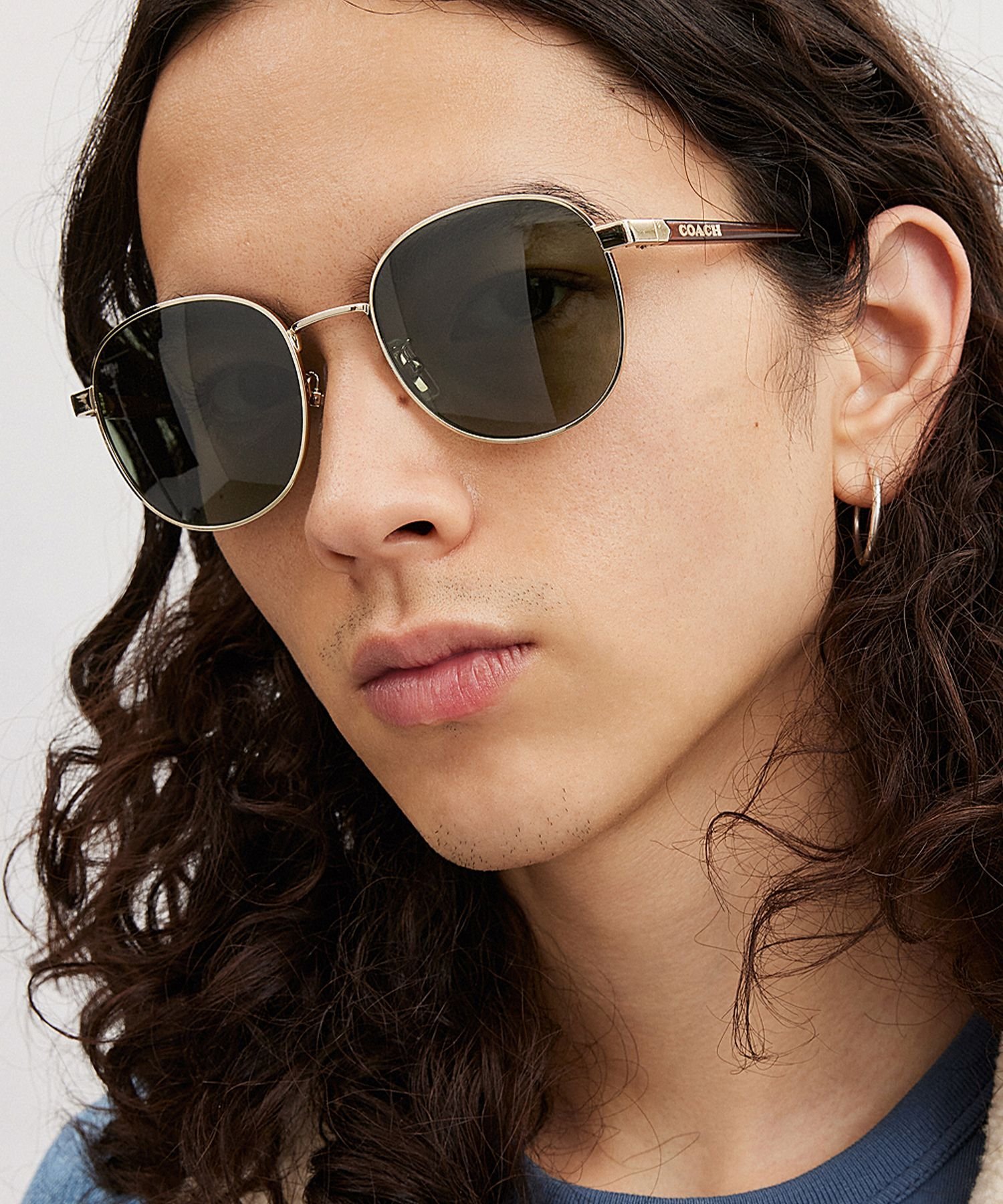 楽天市場】COACH 【公式】メタル ウィンザー ラウンド サングラス