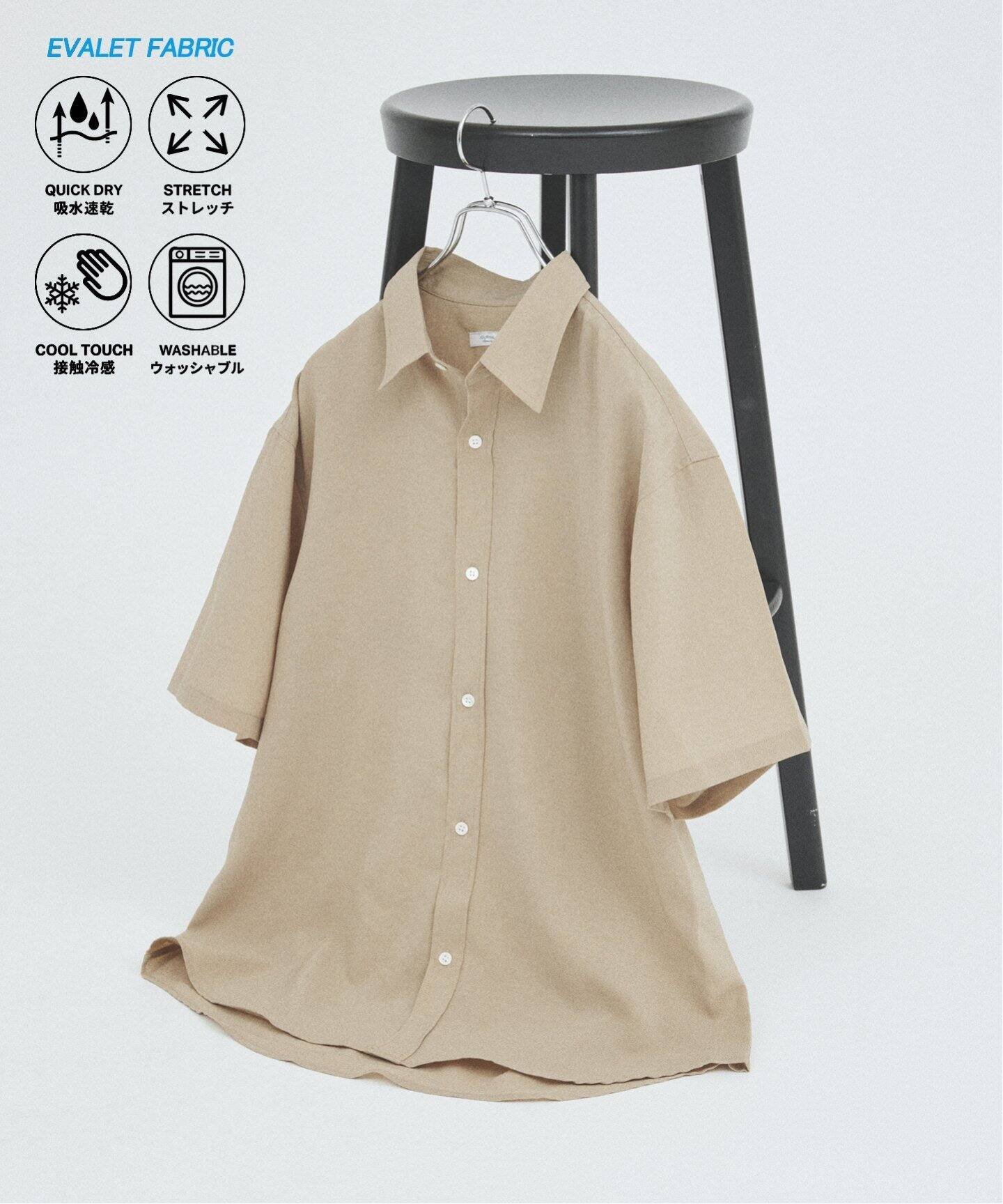 \"接触冷感“【CLOVERU／クローバル】SHELTECH 2WAYシャツ★M 接触冷感“【CLOVERU／クローバル】SHELTECH 2WAYシャツ☆M