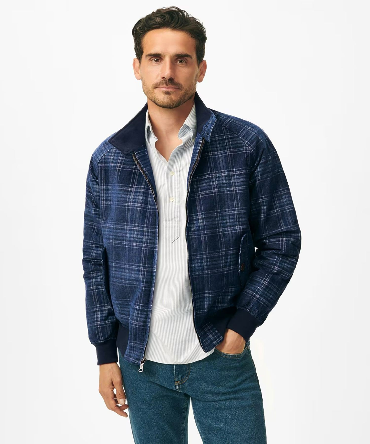 楽天市場】□ ブルックスブラザーズ チェック ライナー付き