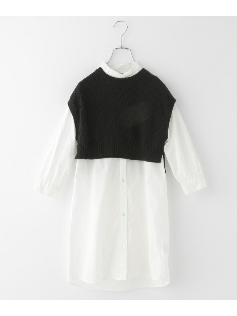 楽天市場 Sale 33 Off K ニットベストセットop Global Work グローバルワーク ワンピース キッズワンピース ブラック ベージュ Rba E Rakuten Fashion Global Work グローバルワーク