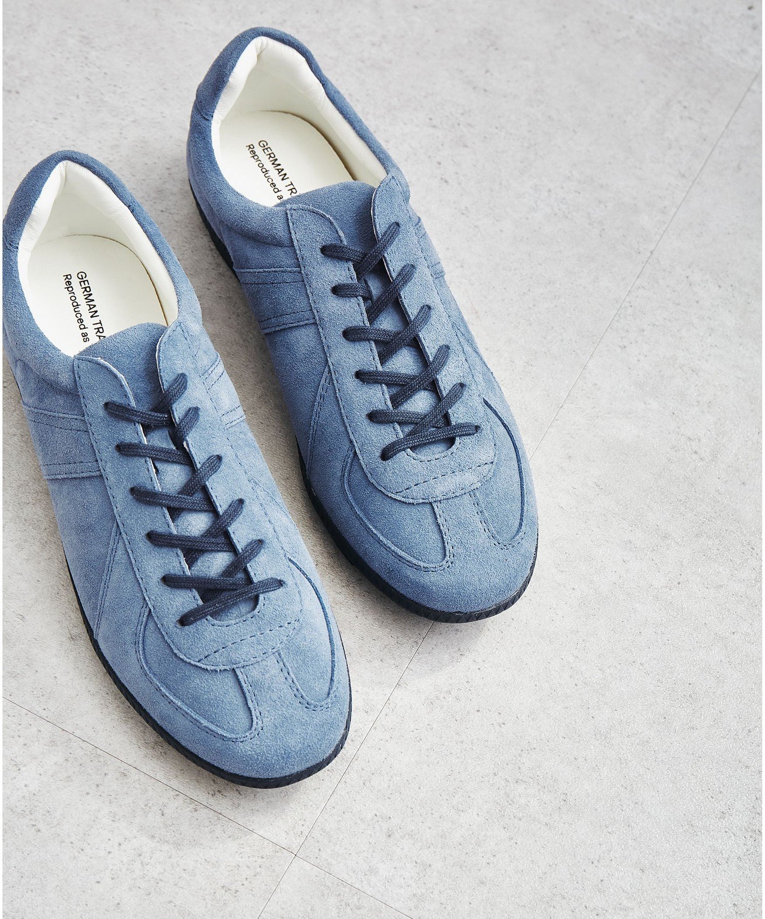 UNITED ARROWS green label relaxing 【別注】＜GERMAN TRAINeR＞GLR ジャーマントレーナー スエード  スニーカー ユナイテッドアローズ グリーンレーベルリラクシング シューズ・靴 スニーカー グレー ブラック ホワイト ブラウン グリーン  ネイビー【送料無料】