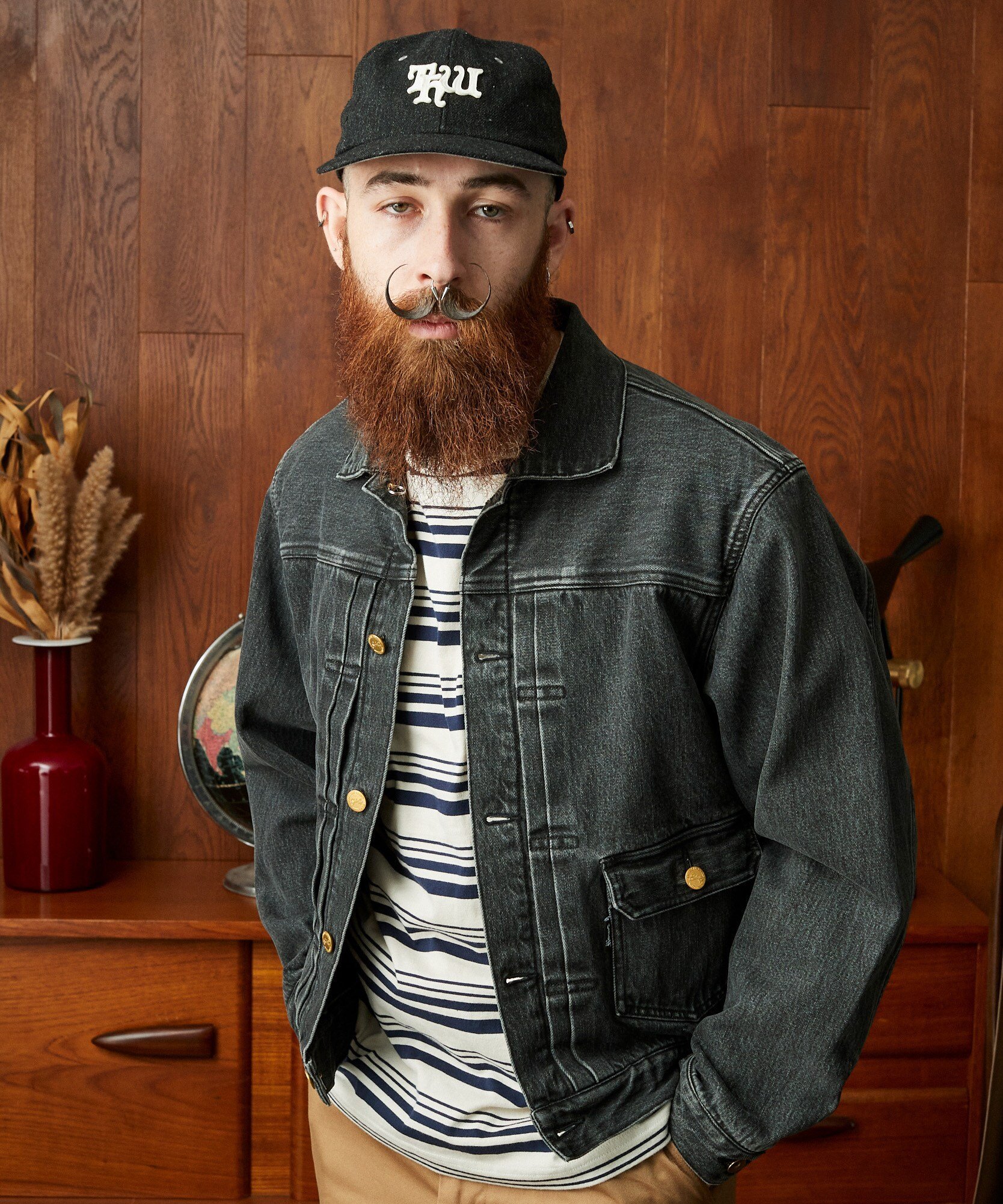 schott PERFECTO ダークブルー デニムジャケット L Schott N.Y.C デニムジャケット gジャン Schott/ショット