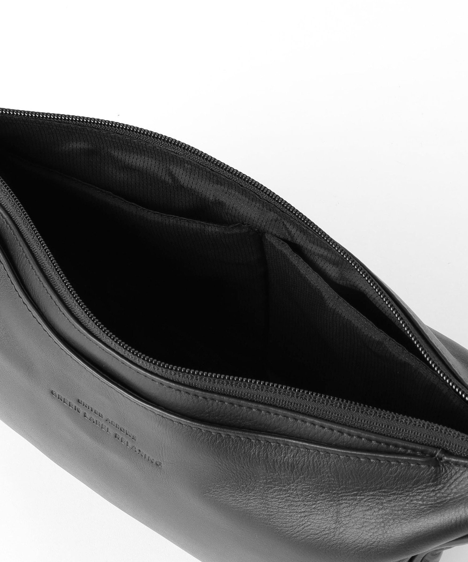 UNITED ARROWS green label relaxing GLR レザー ファンクショナル 
