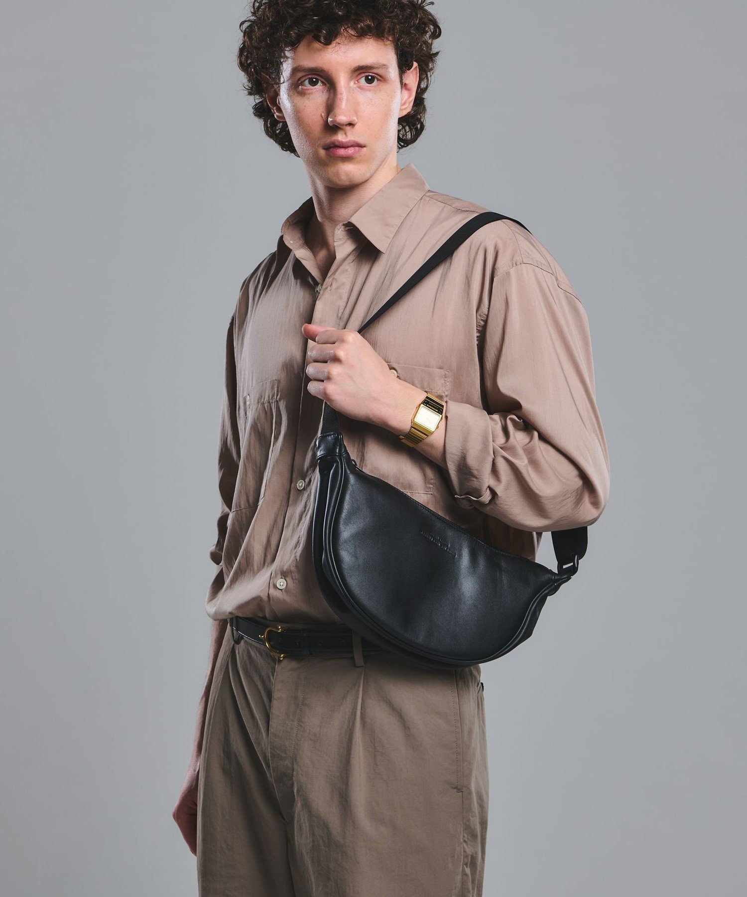 ユナイテッドアローズ グリーンレーベル シングルショルダーセット UNITED ARROWS green label relaxing GLR レザー ファンクショナル