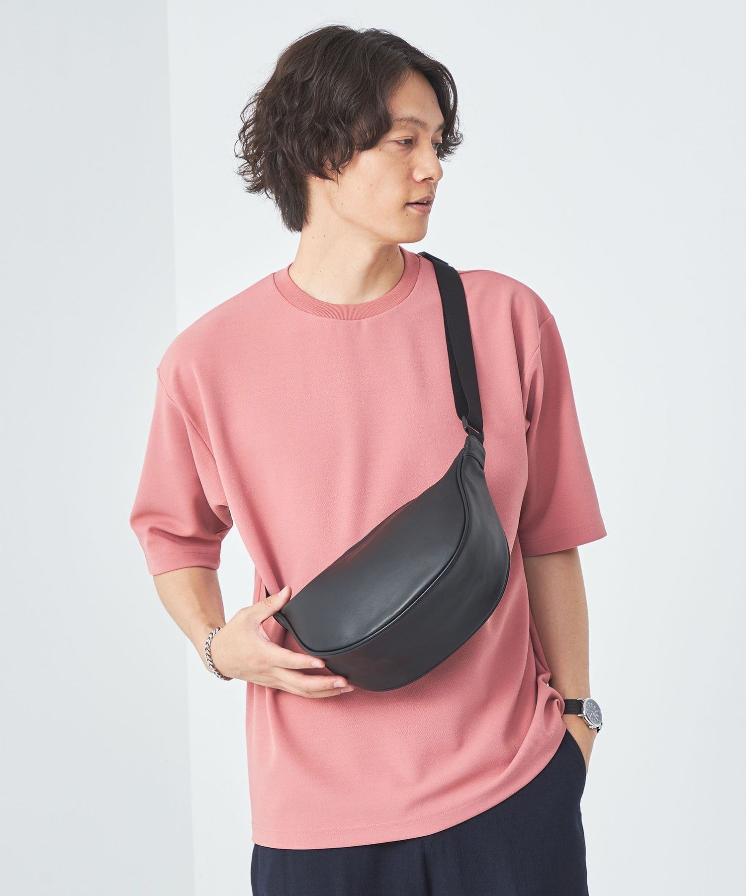 UNITED ARROWS green label relaxing GLR レザー ファンクショナル 