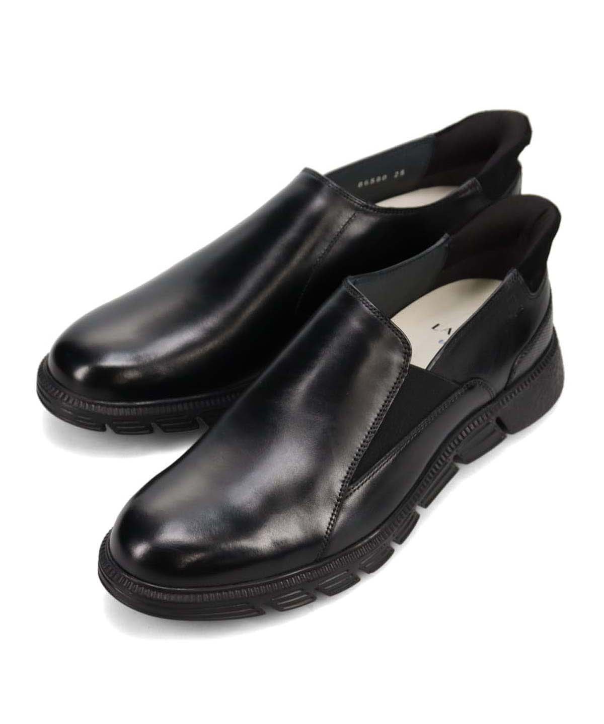 楽天市場】LANVIN en Bleu サイドメタルジッパー プレーントウ