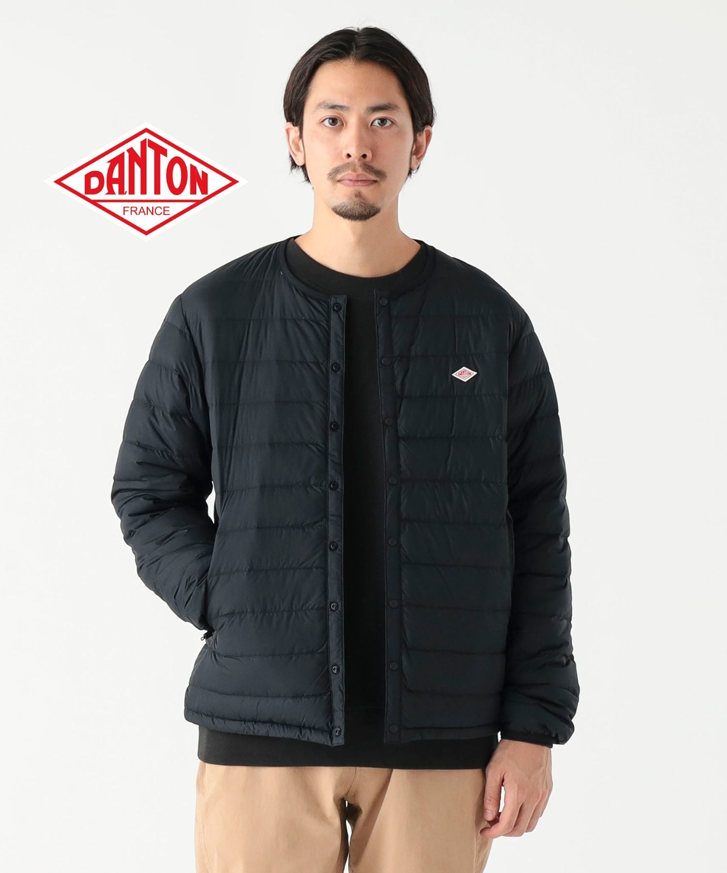 楽天市場】DANTON ダントン ナイロンタフタ インナーダウンジャケット