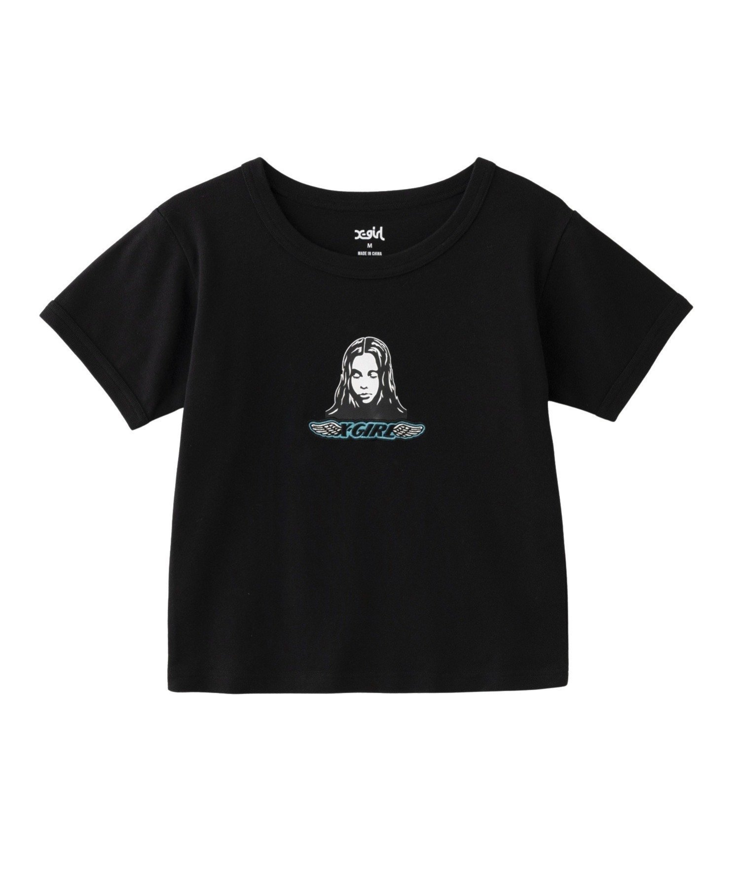 楽天市場】CHENILLE EMBROIDERED LOGO MARK BABY TEE X-girl