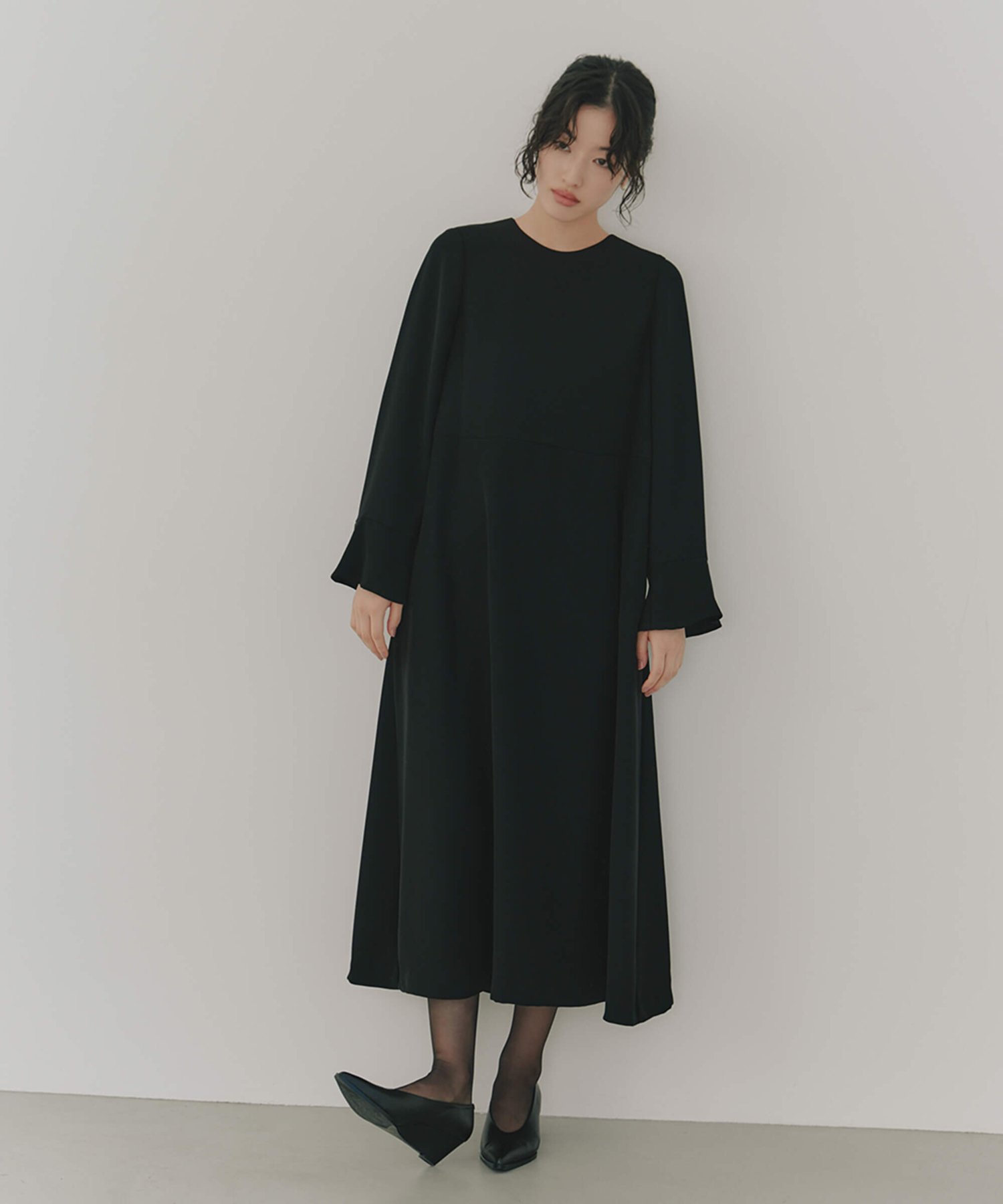 楽天市場】kaene(カエン) Aライン切替ワンピース/100702/フォーマル