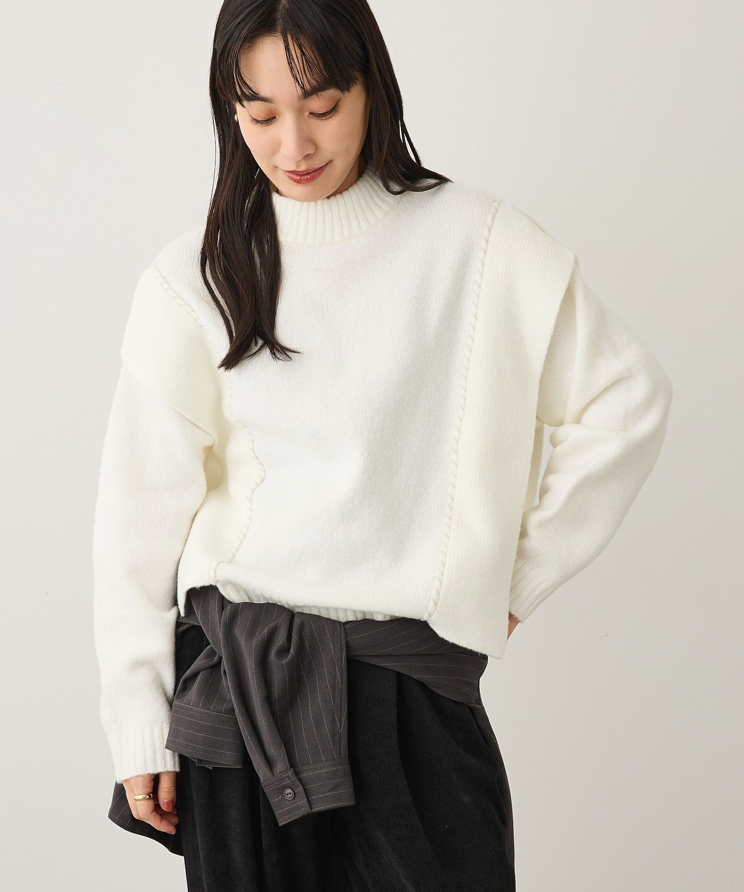 CELFORD 新作 シアーパフスリーブ ニット プルオーバー SALE／30%OFF】シアーパフスリーブニットプルオーバー CELFORD セル