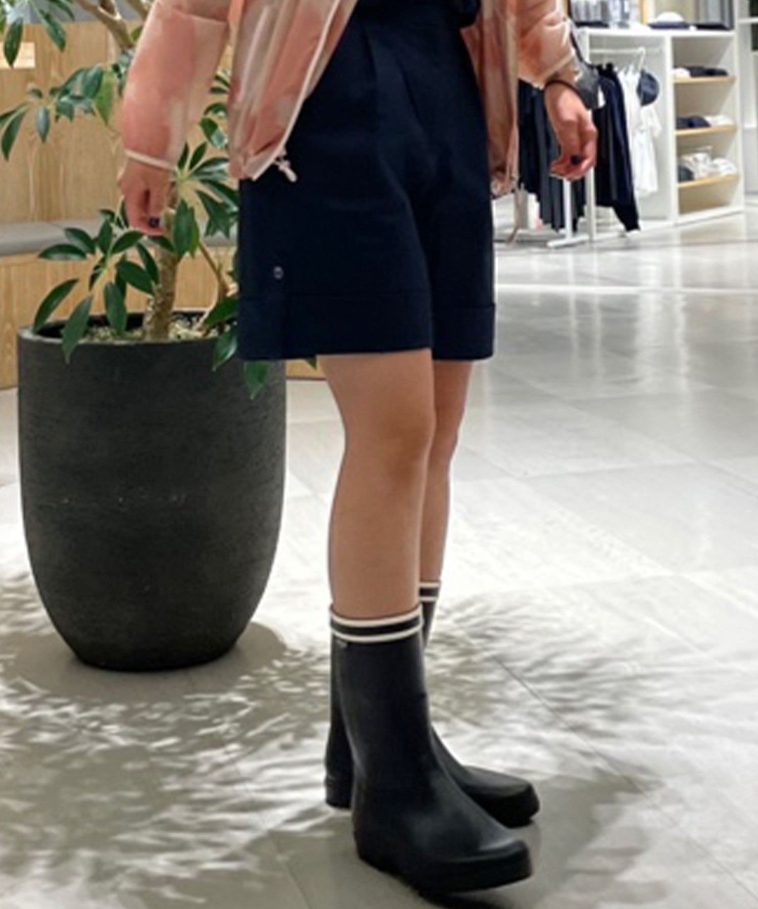 AIGLE ブラウン ゴムブーツ エーグル AIGLE ビソン2 ラバーブーツ （ブラウン
