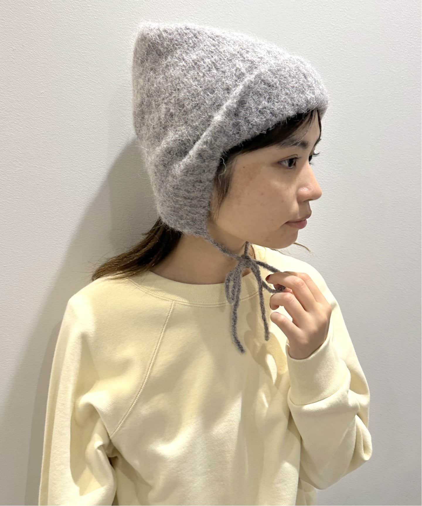 EDIT.FOR LULU アルパカMIXシャギーニットキャップ エディット