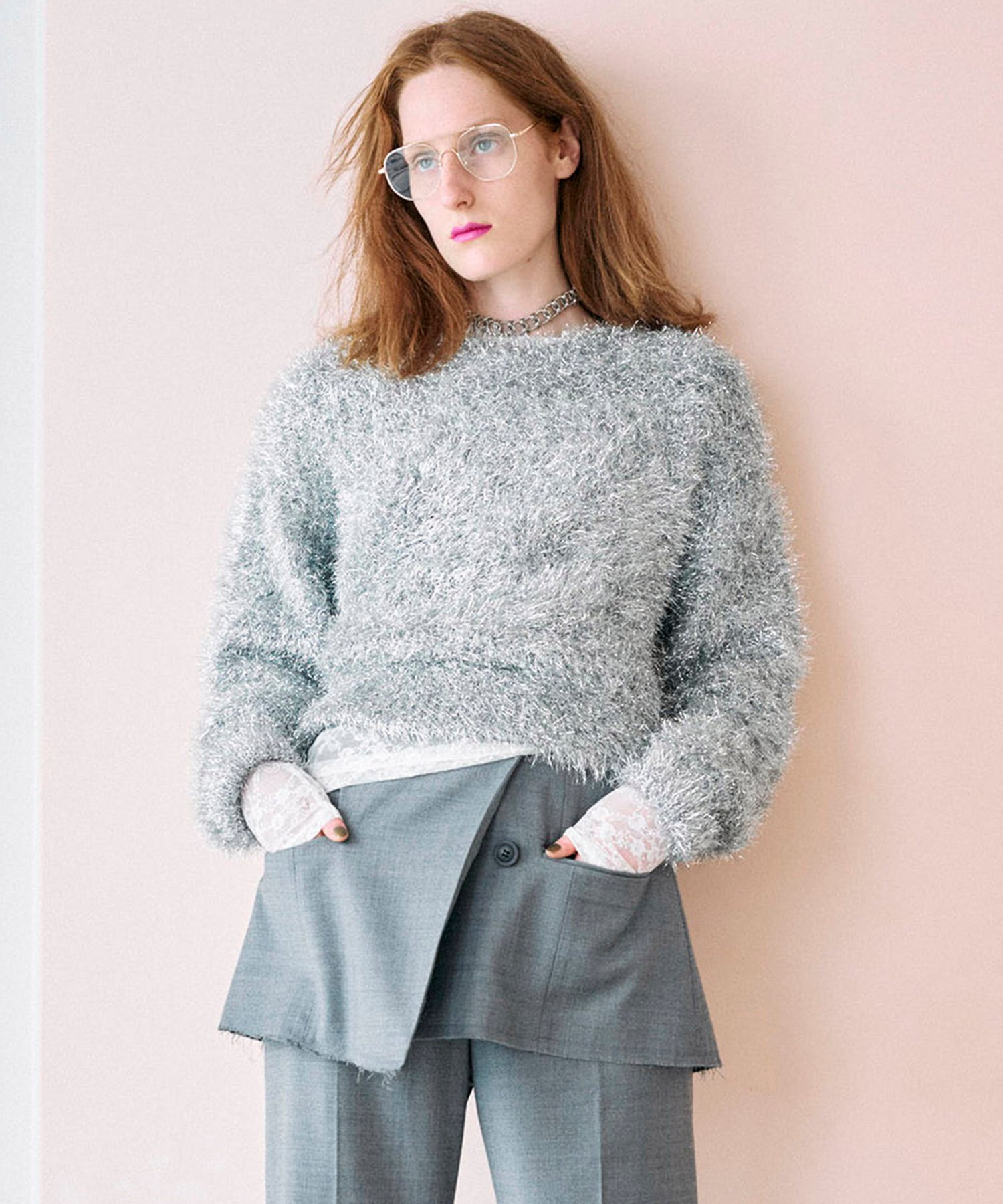 MAISON SPECIAL（メゾンスペシャル）の「Lame Pullover Knit