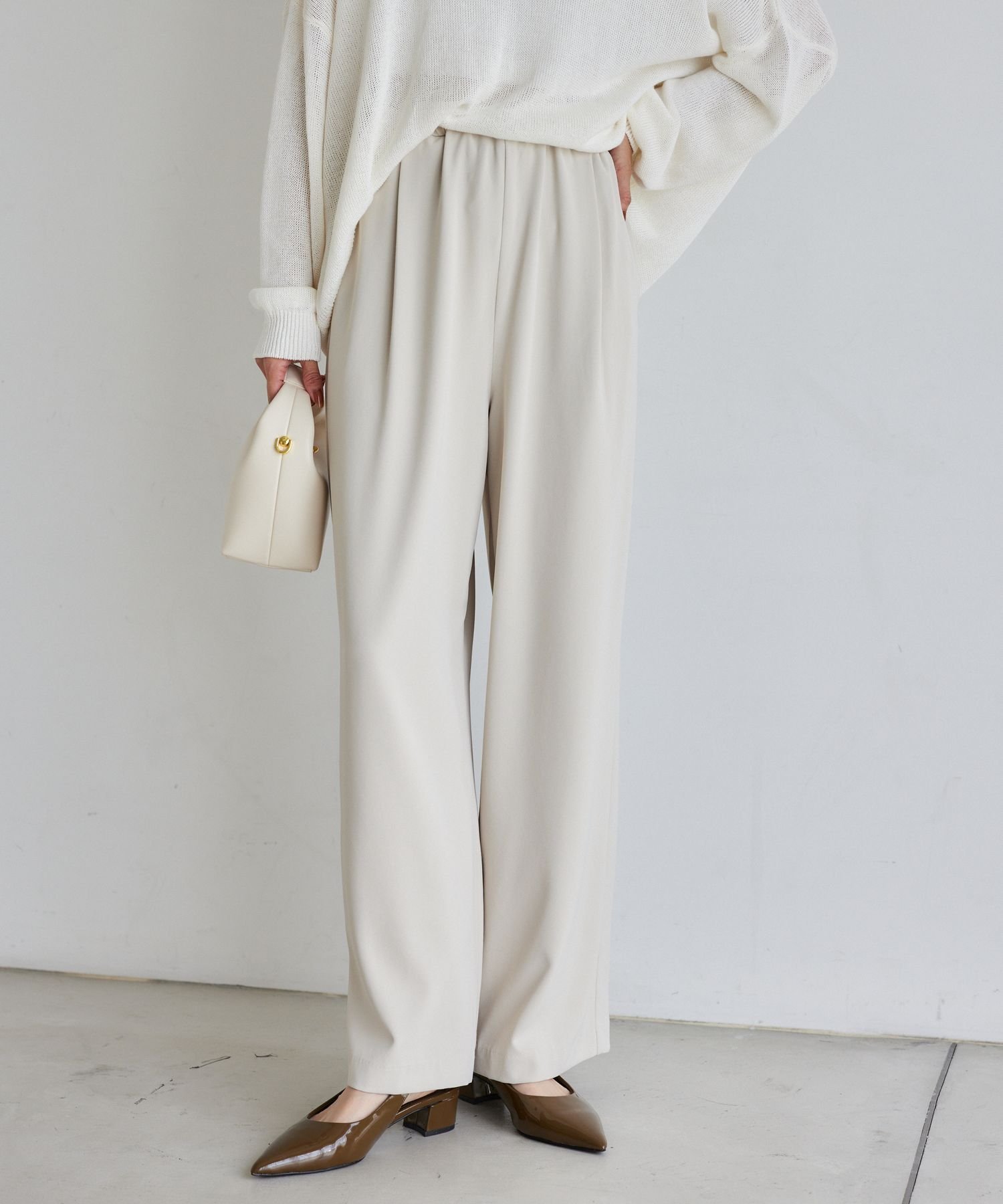 楽天市場】【『BABALOG』チャンネルご紹介】ダブルクロスワイドパンツ