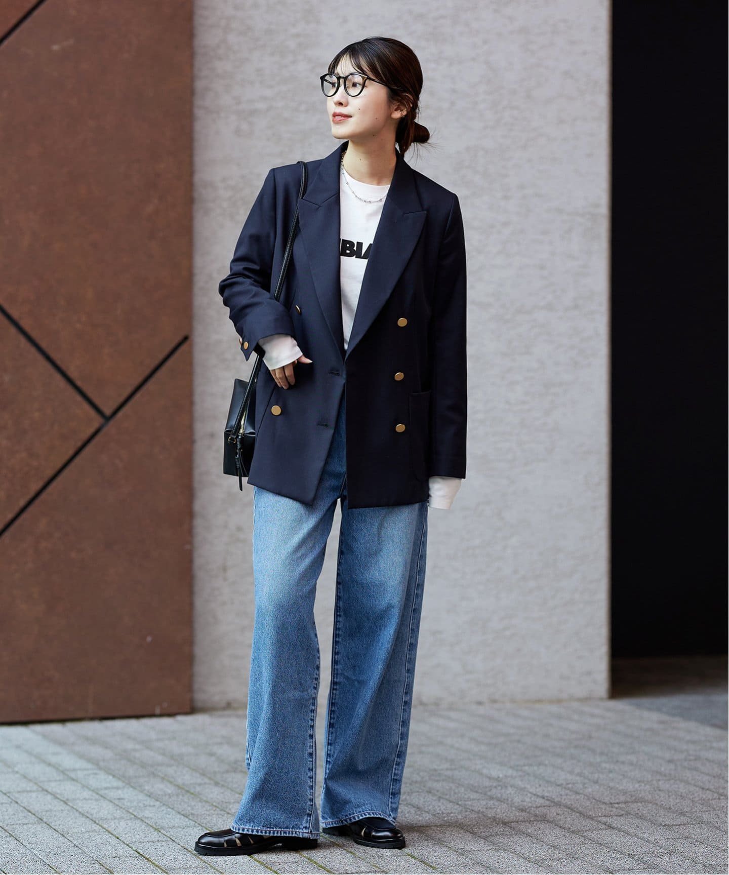 新品✨ジャーナルスタンダード 24SS ダブルフロントジャケット　紺ブレ　38 新品✨ジャーナルスタンダード 24SS ダブルフロントジャケット