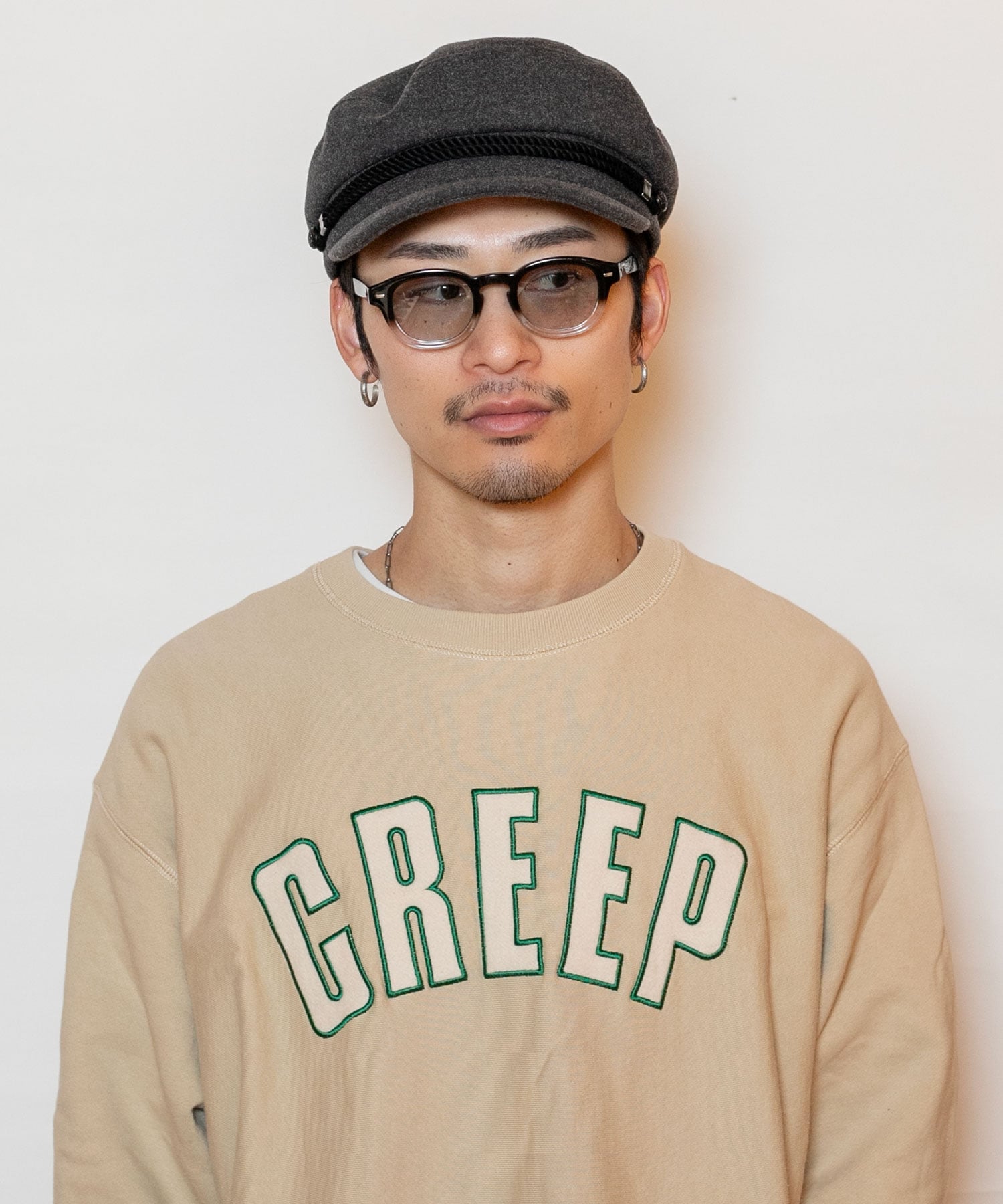 楽天市場】CALEE キャリー サイズ:M レザー ブリム T/Cツイル