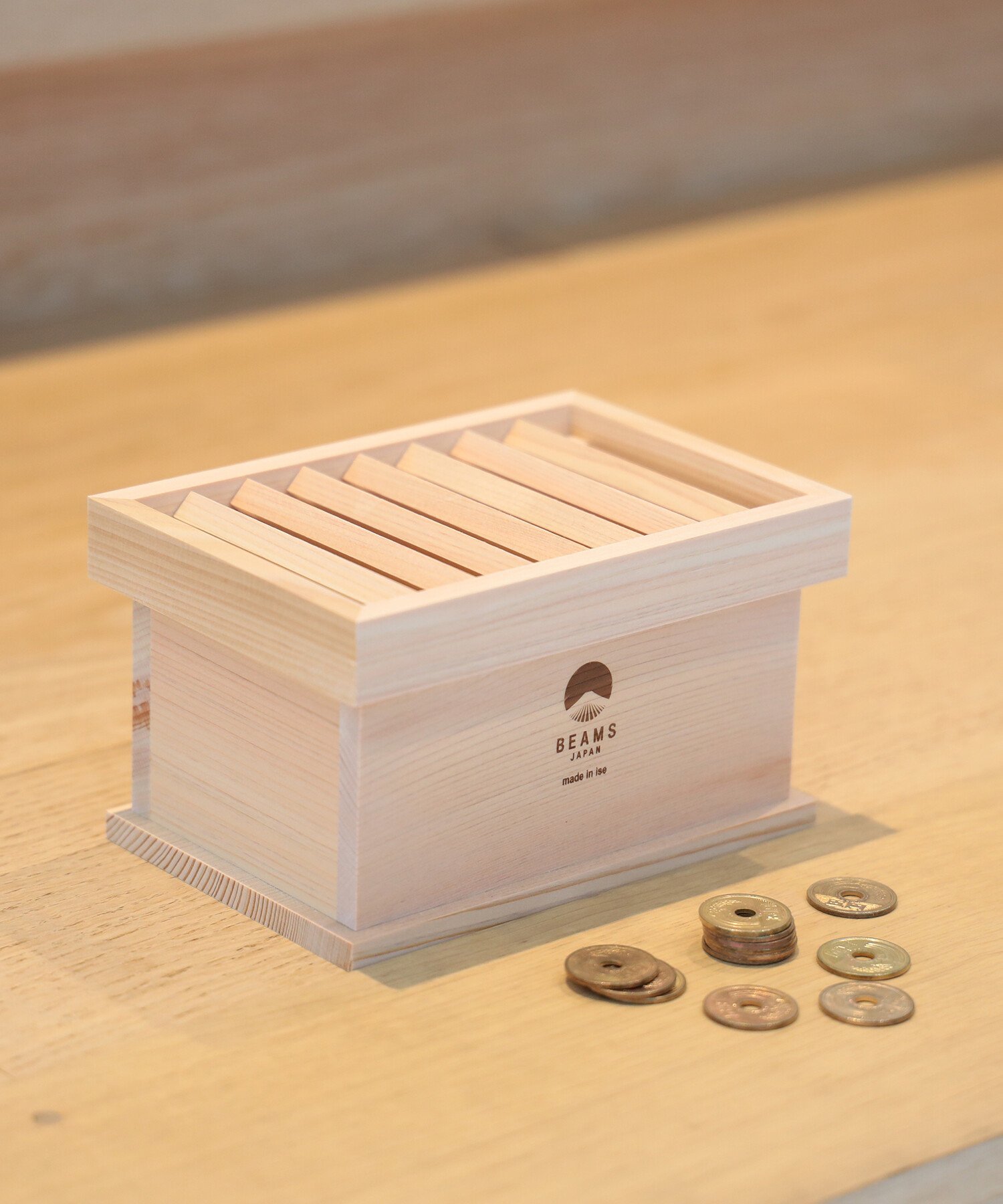 BEAMS JAPAN 俵田屋 * BEAMS JAPAN / 別注 賽銭箱型貯金箱 ビームス