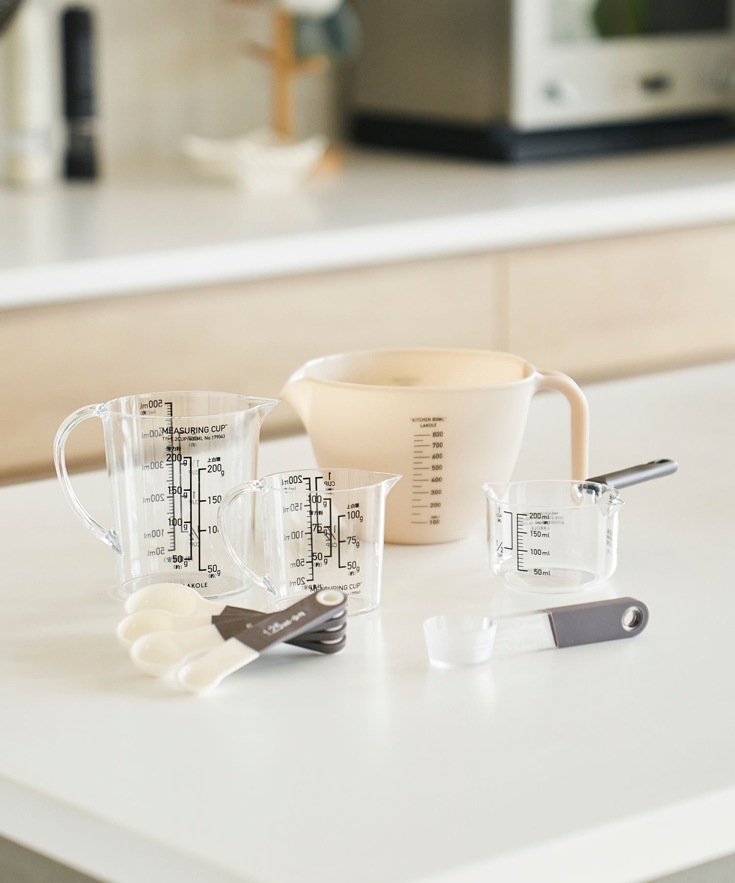 LAKOLE 【耐熱】計量カップ[500ml] ラコレ 食器・調理器具・キッチン 