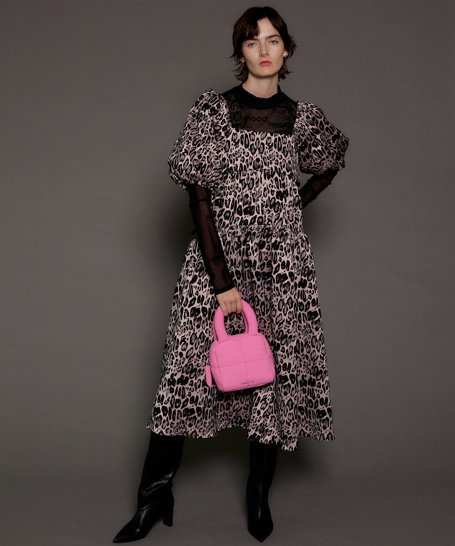 SALE／30%OFF】MAISON SPECIAL 2WAYパフジャガードワンピース メゾン 