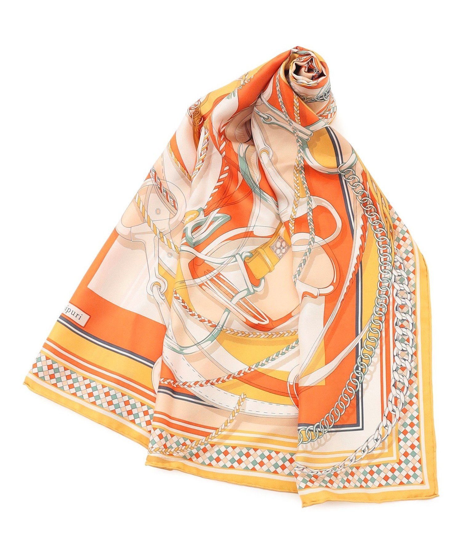 楽天市場】manipuri マニプリ ウールシルクストール フレームフラワー