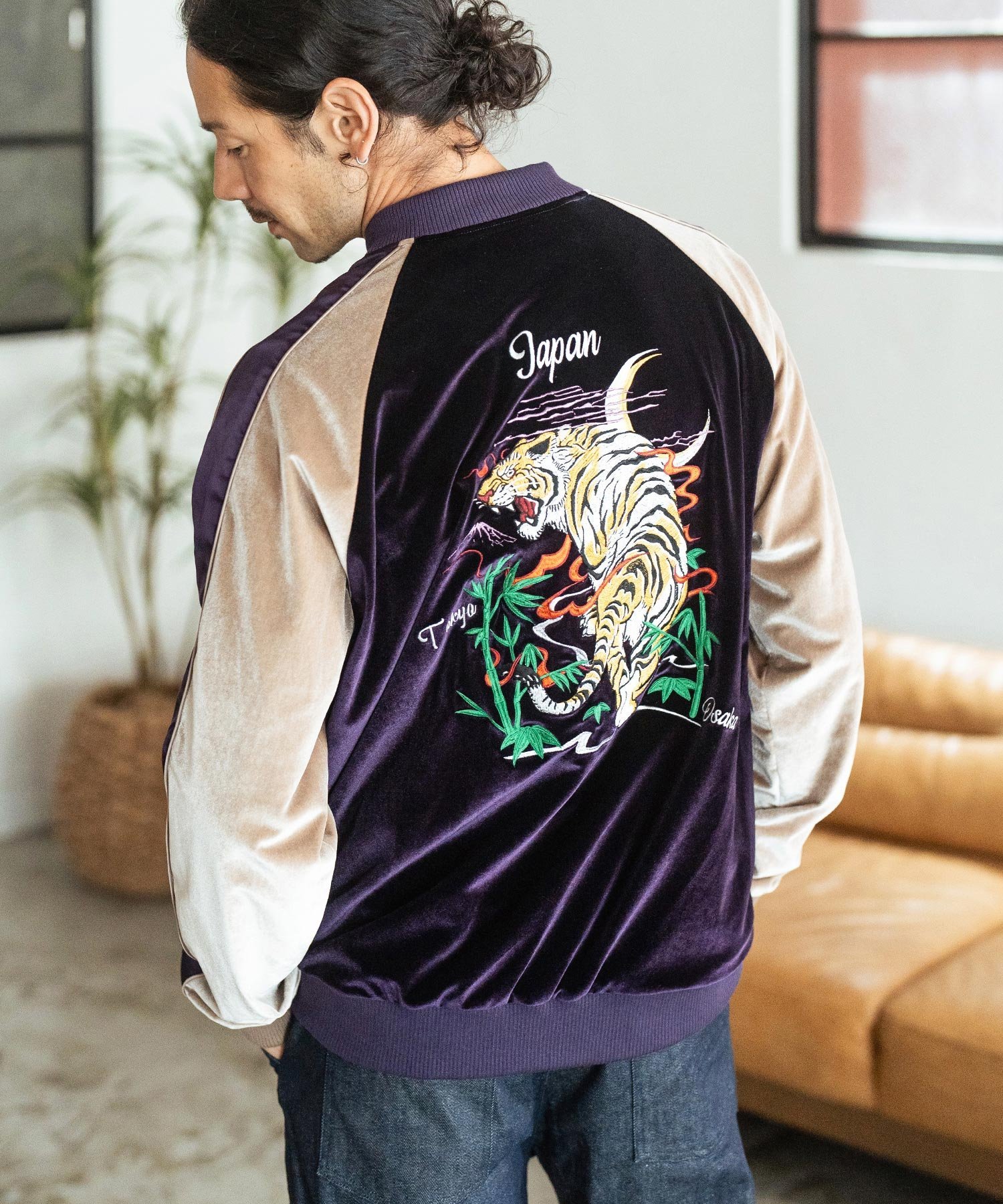 Schott SOUVENIR JACKET 顔虎 SOUVENIR JACKET/スーベニアスカジャン 顔虎(506777261