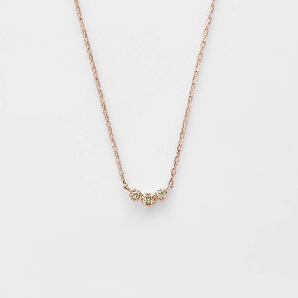 楽天市場】K10 ダイヤモンド ネックレス Jouete ジュエッテ