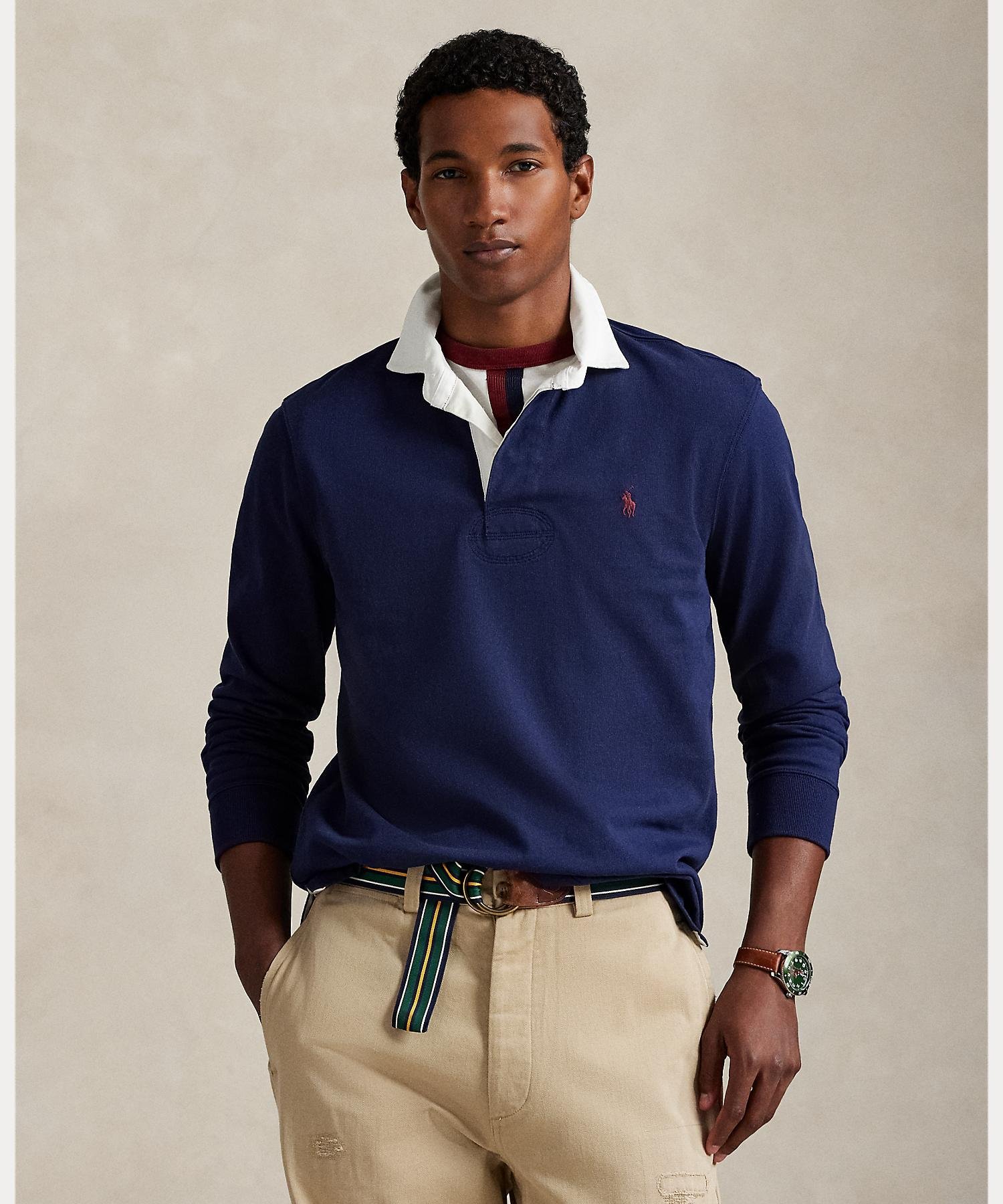 お16☆ POLO BY RALPH LAUREN ラグビーシャツ メンズ S お16☆ POLO BY RALPH LAUREN ラグビーシャツ メンズ S アイ
