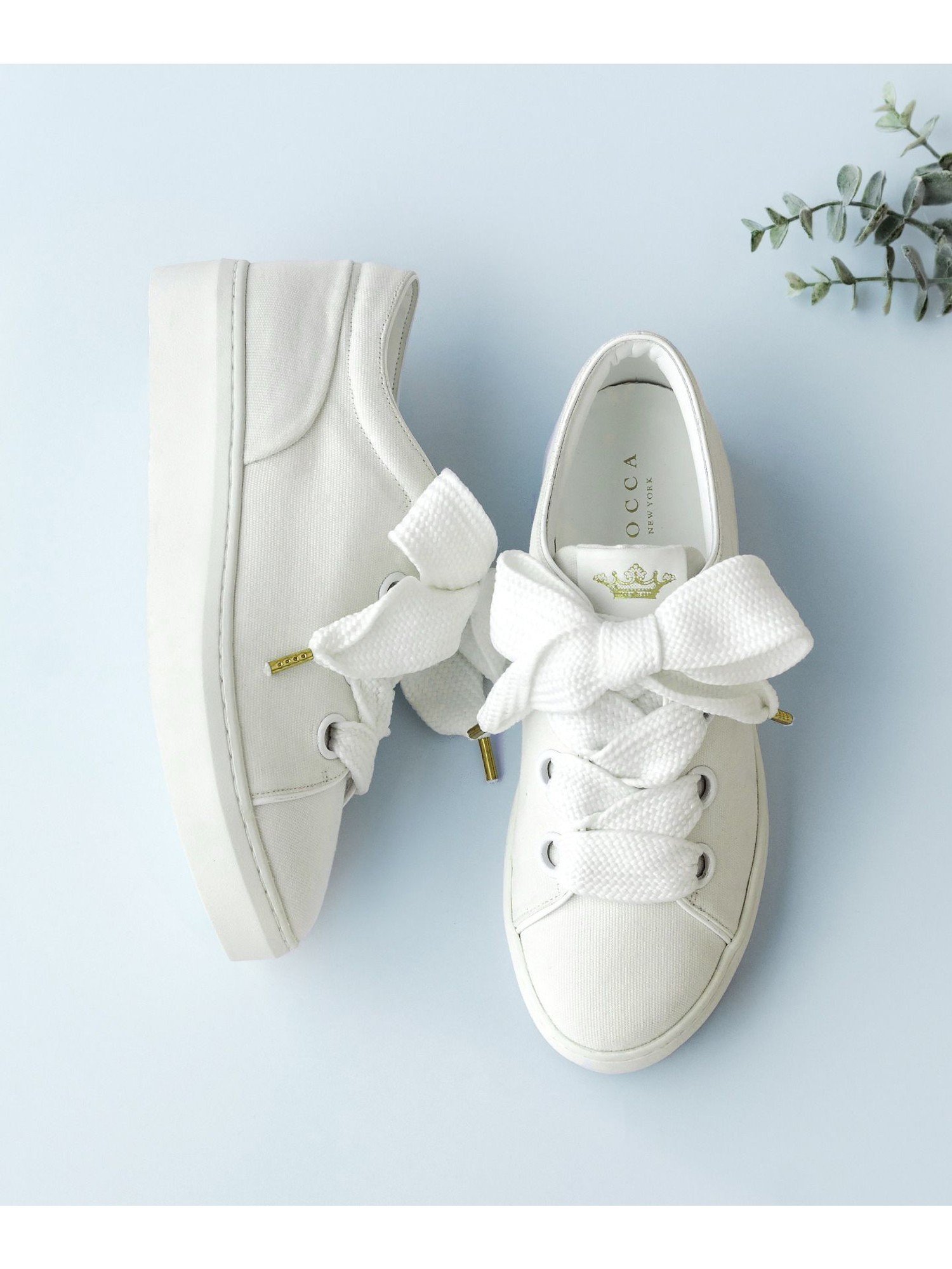 TOCCA 【WEB&一部店舗限定】BIG RIBBON CANVAS SNEAKERS スニーカー