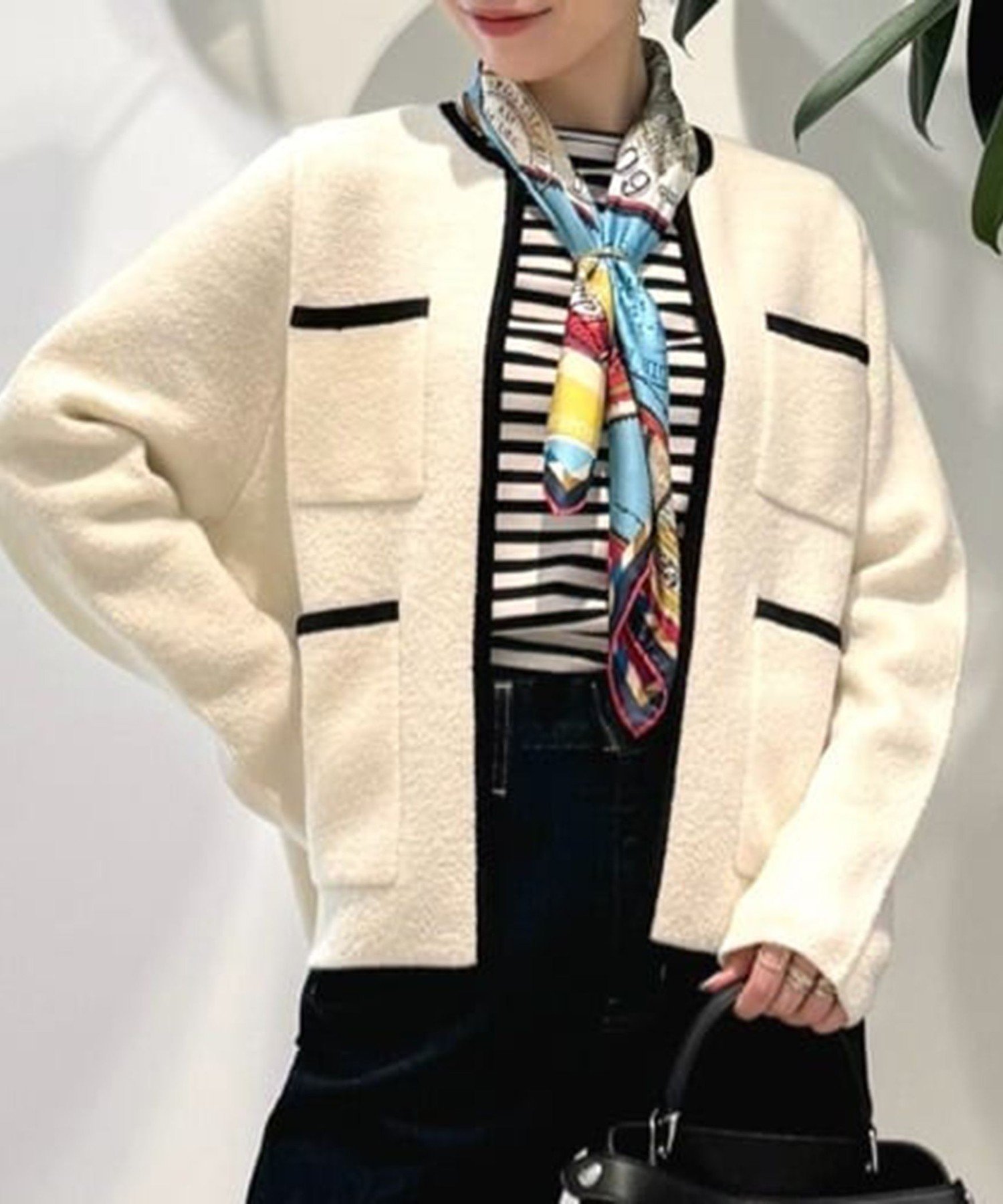 Ballsey カーディガン セール】 フラッフィーヤーン Vネックカーディガン （カーディガン