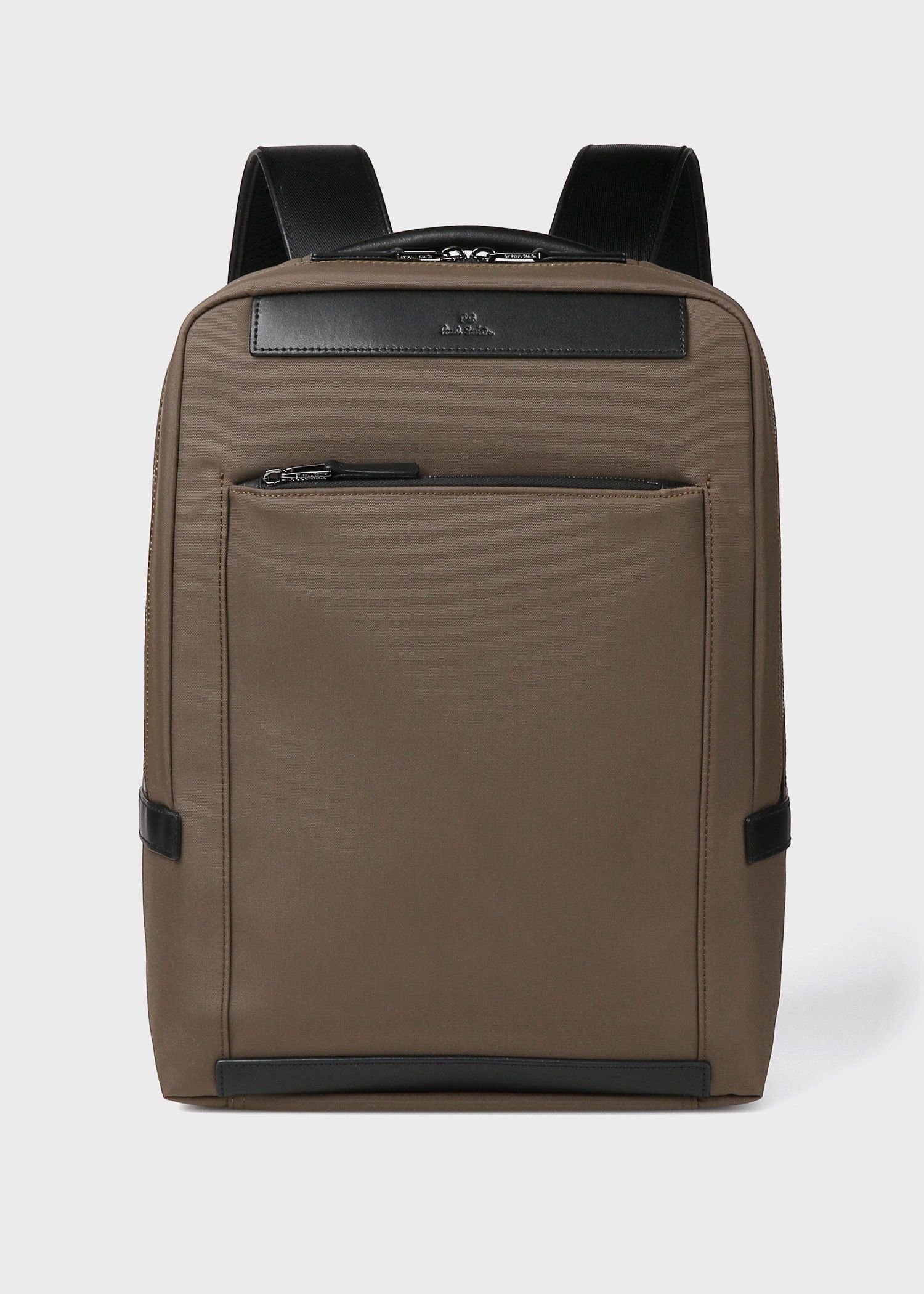 ■H40 新品 ポールスミス Paul Smith 薄手 ロングデザインパンツLLサイズ 紺　ラビット刺繍 ポールスミス ビジネスリュック リュック メンズ 大容量 おしゃれ 50代 革 ブランド ハイブランド ノートPC タブレット 大学生 大学 通勤  通学 40代 30代 20代 リュックサック バッグ Paul Smith レザー ブライトストライプ トリム 濃紺 ネイビー 男性 紳士 本革