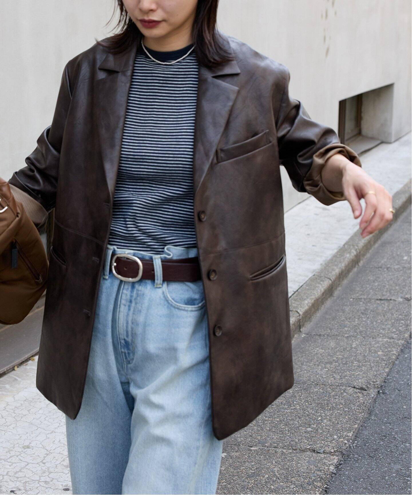 楽天市場】フェイクレザー/フェイクスエードジャケット JOURNAL