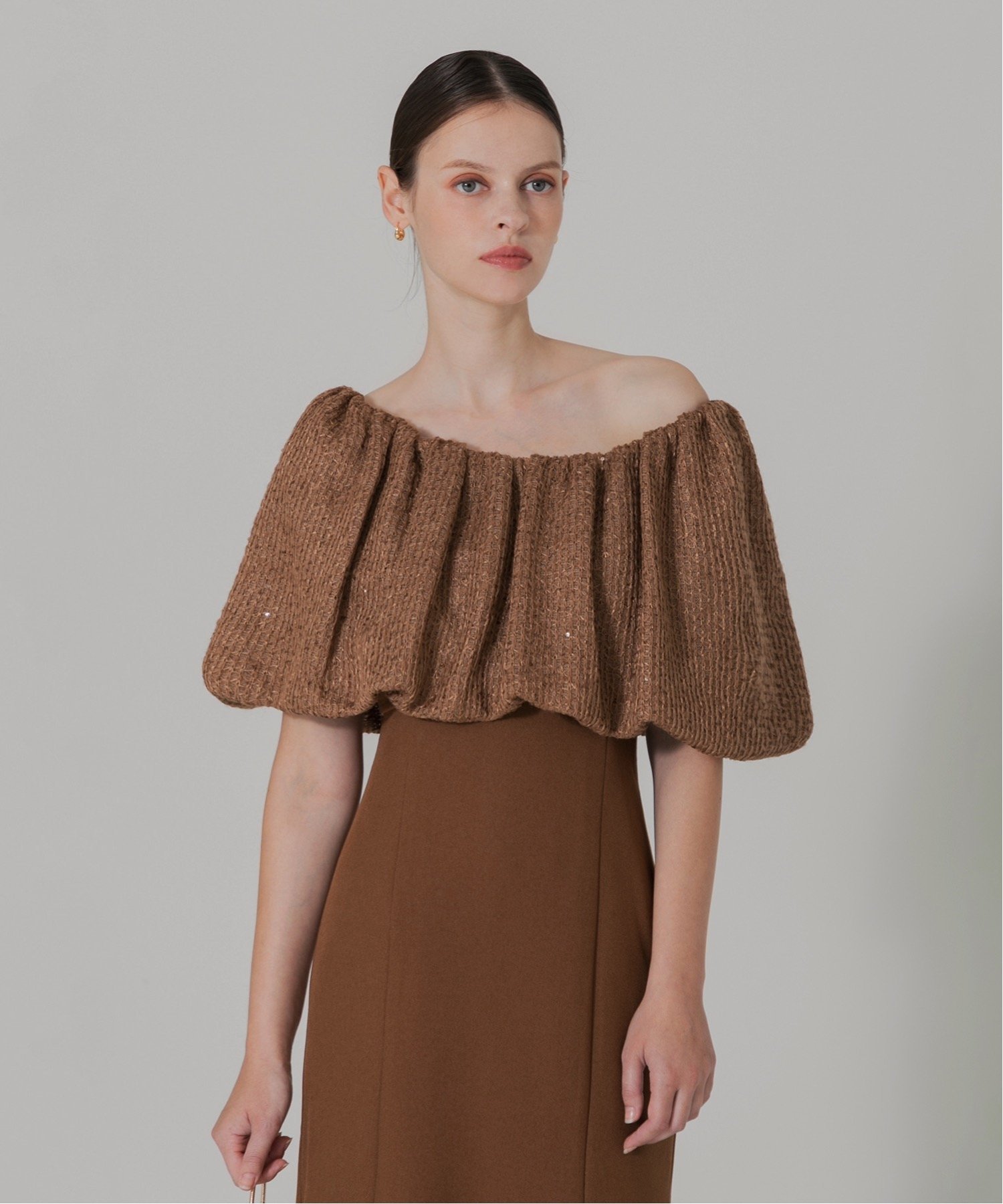 SALE／20%OFF】Leja LEJA/2WAYオフショルダーワッフル生地マーメイド 