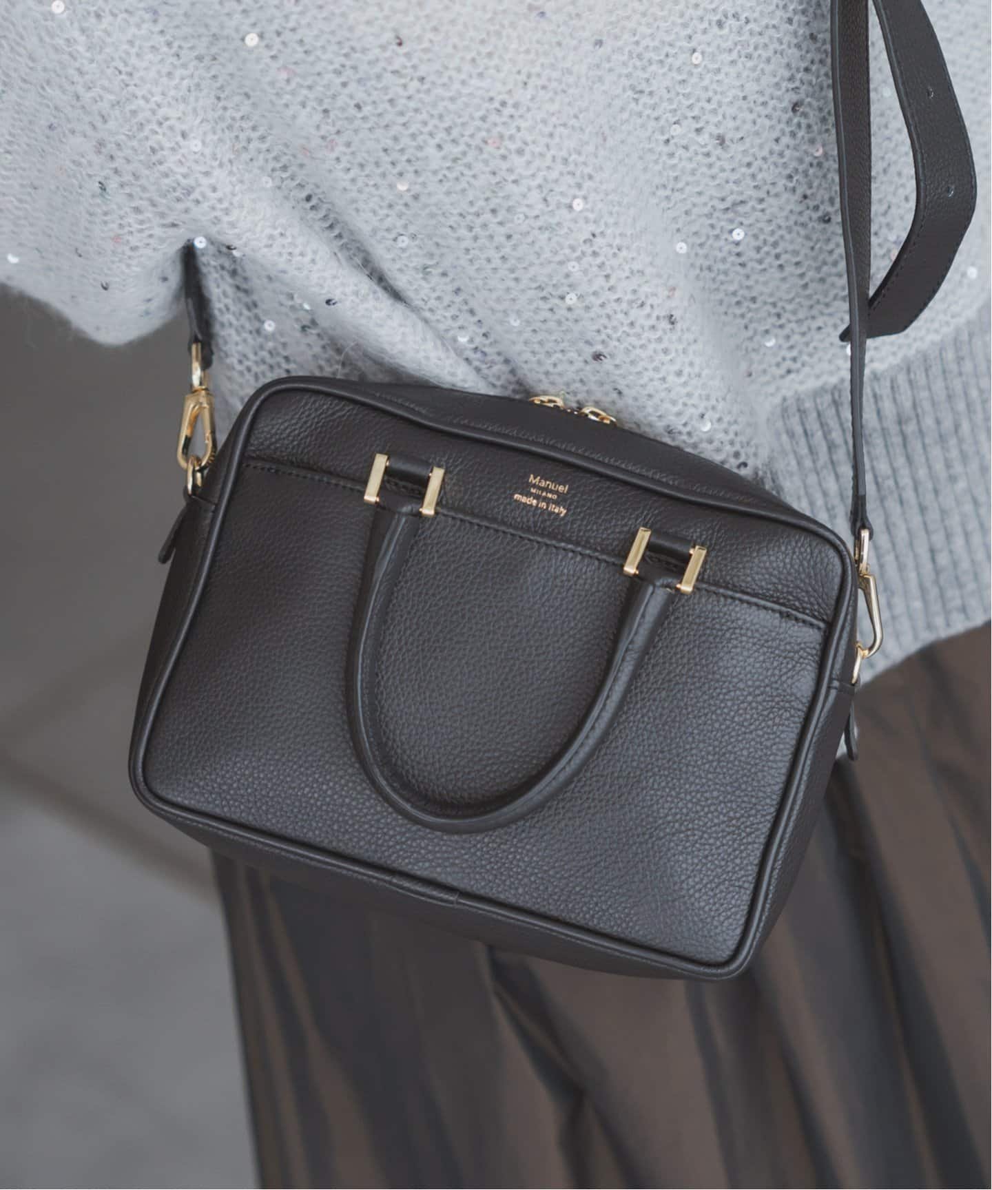 IENA 《追加》Manuel MILANO/マニュエルミラノ 別注 レザーバッグ MIDI 