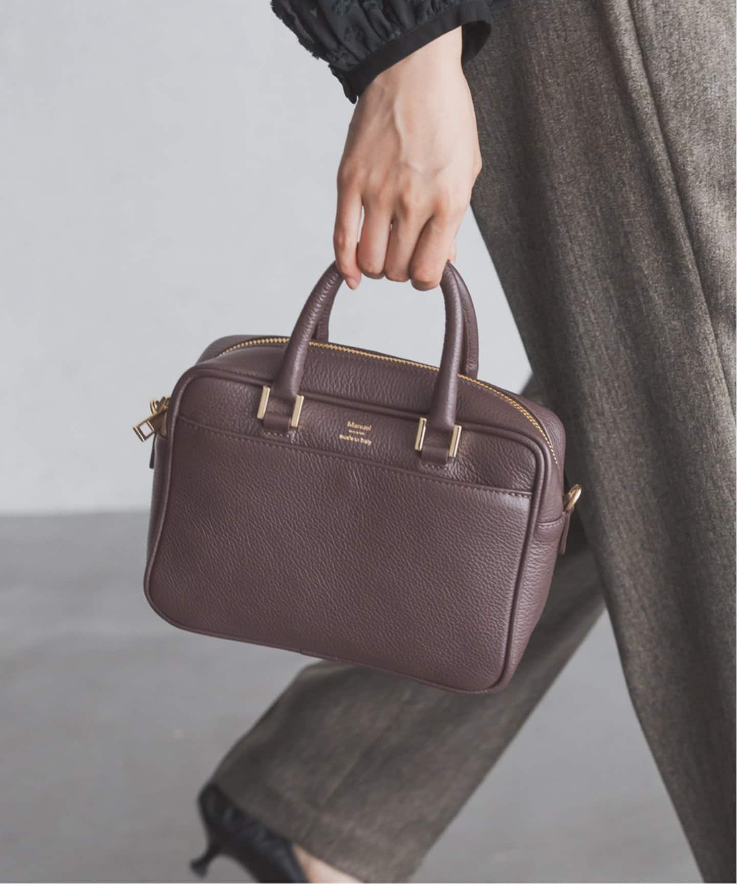 IENA 《追加》Manuel MILANO/マニュエルミラノ 別注 レザーバッグ MIDI 