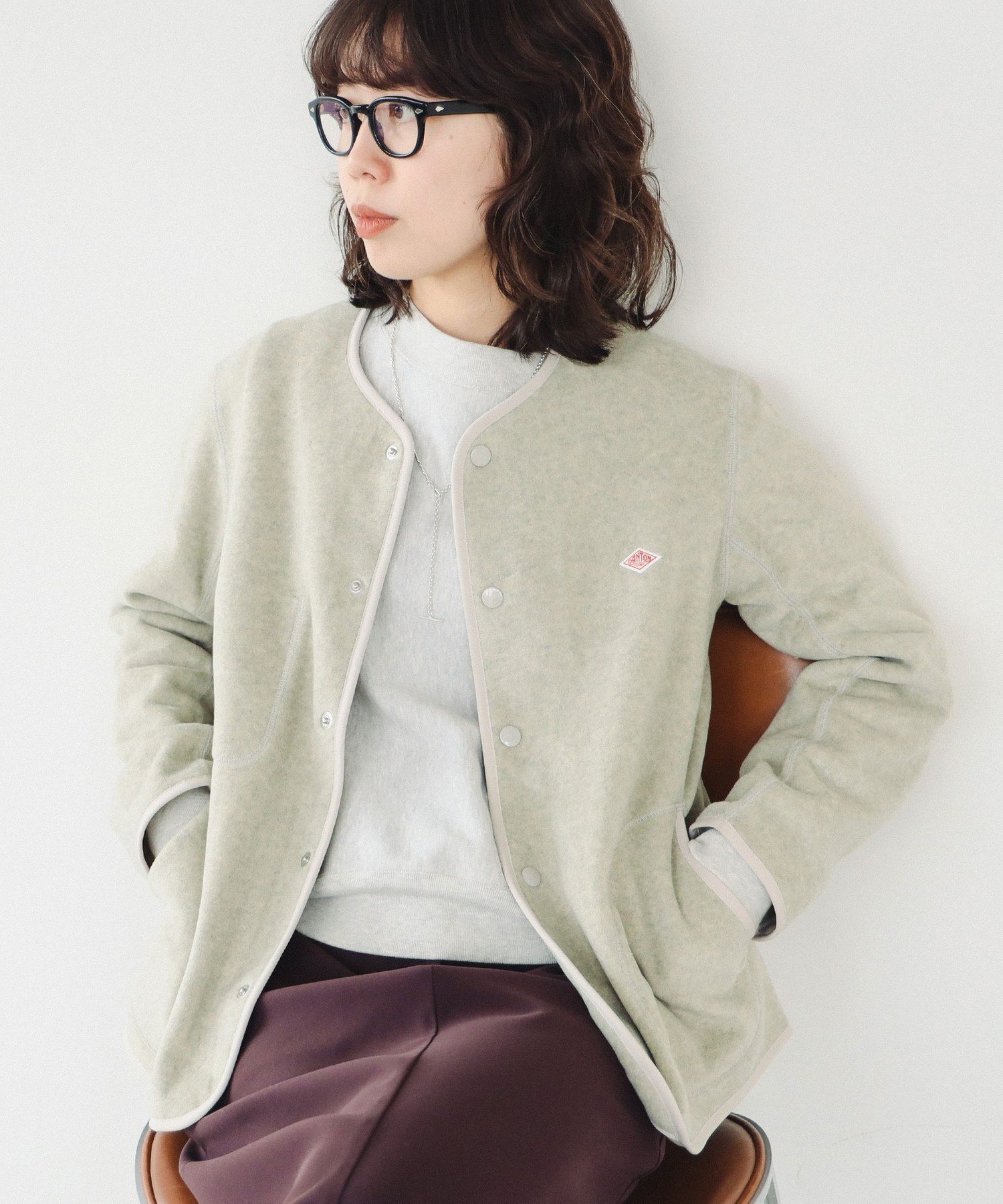 BANTON ノーカラージャケット ベージュ 38 BANTON ノーカラージャケット ベージュ 38 公式サイト - ハイ